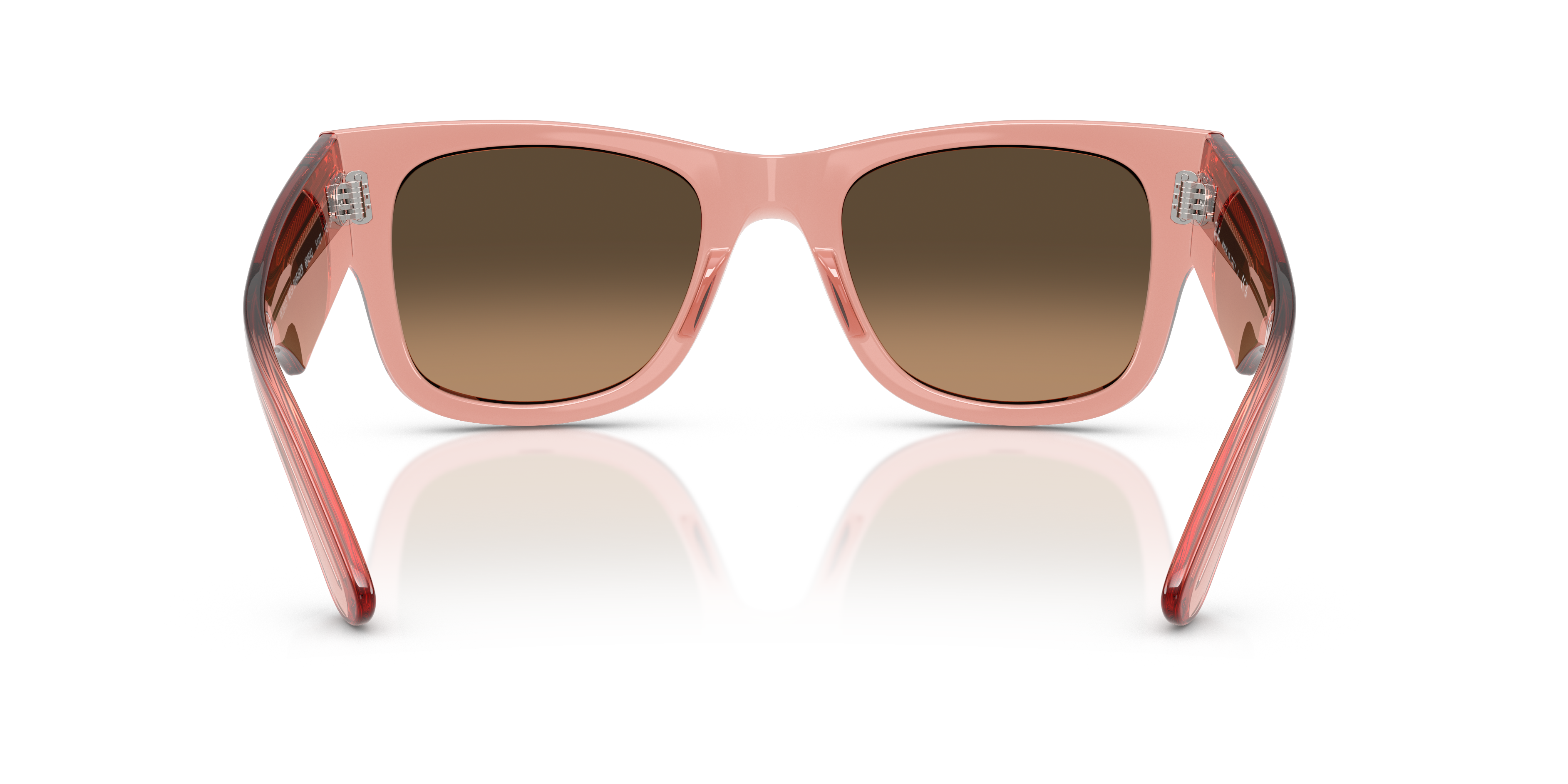 Ray-Ban Mega Wayfarer Marrone Trasparente - Occhiali da Sole Unisex