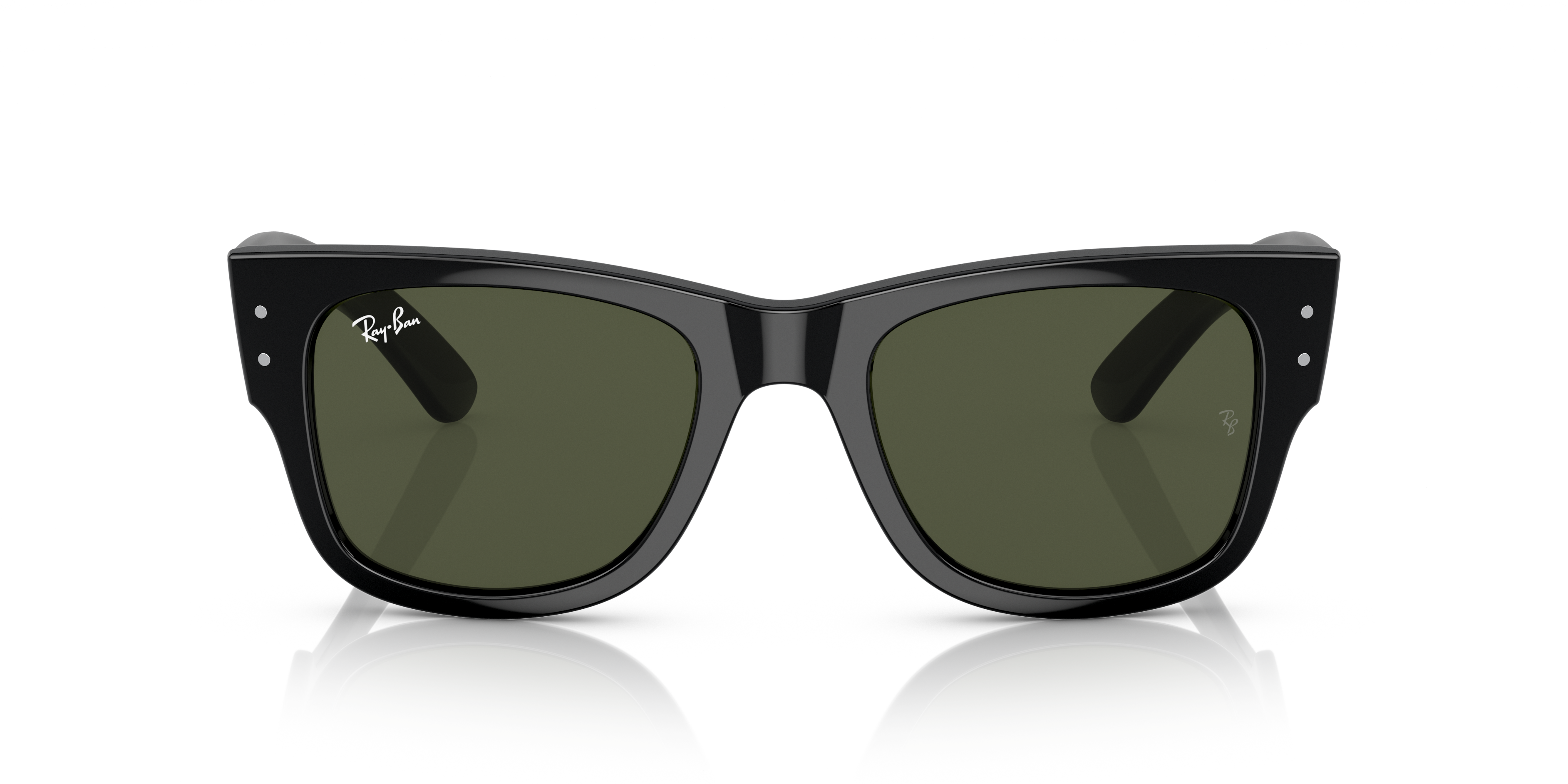 Ray-Ban Mega Wayfarer Marrone Trasparente - Occhiali da Sole Unisex