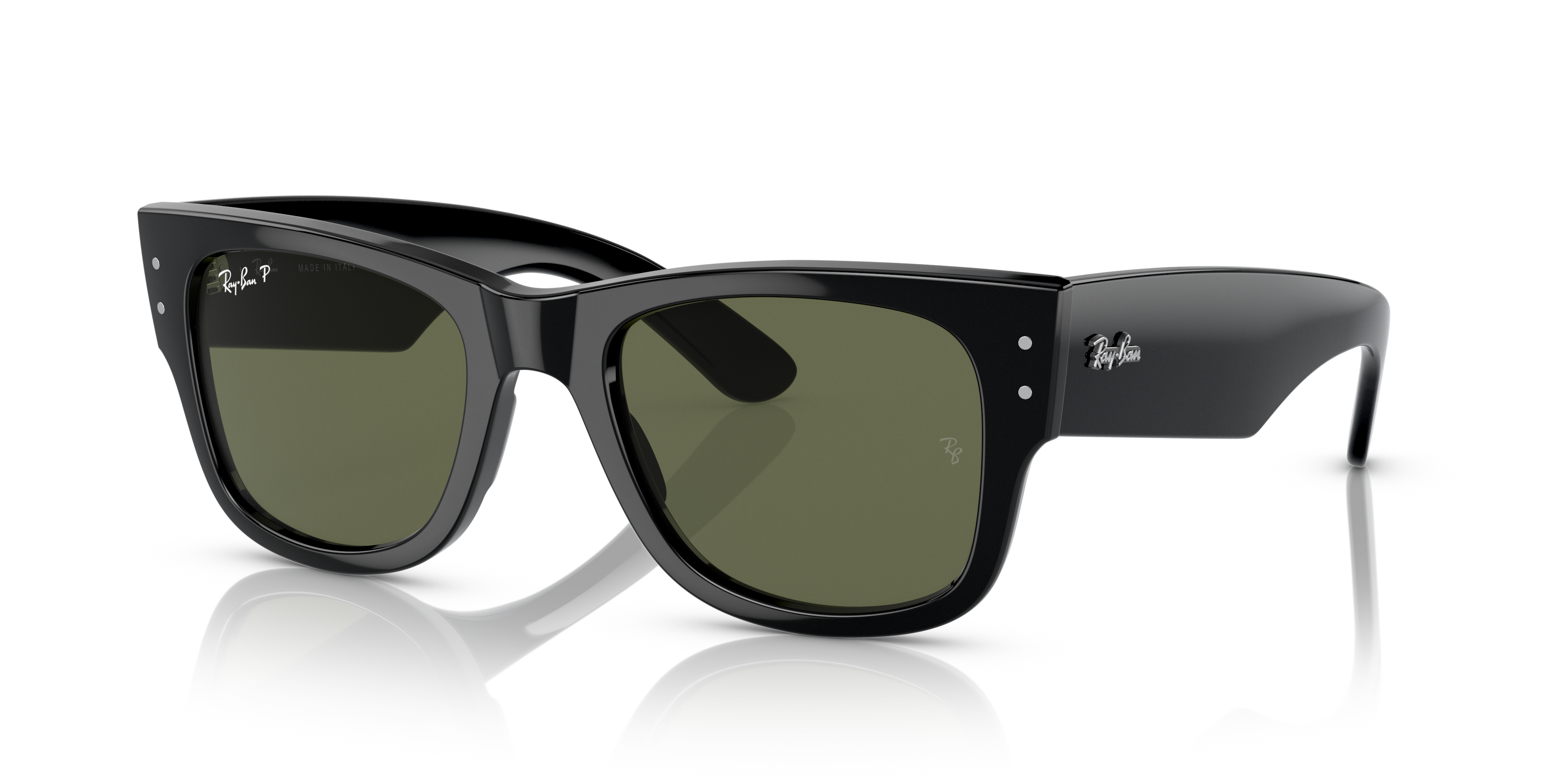 Ray-Ban Mega Wayfarer Marrone Trasparente - Occhiali da Sole Unisex
