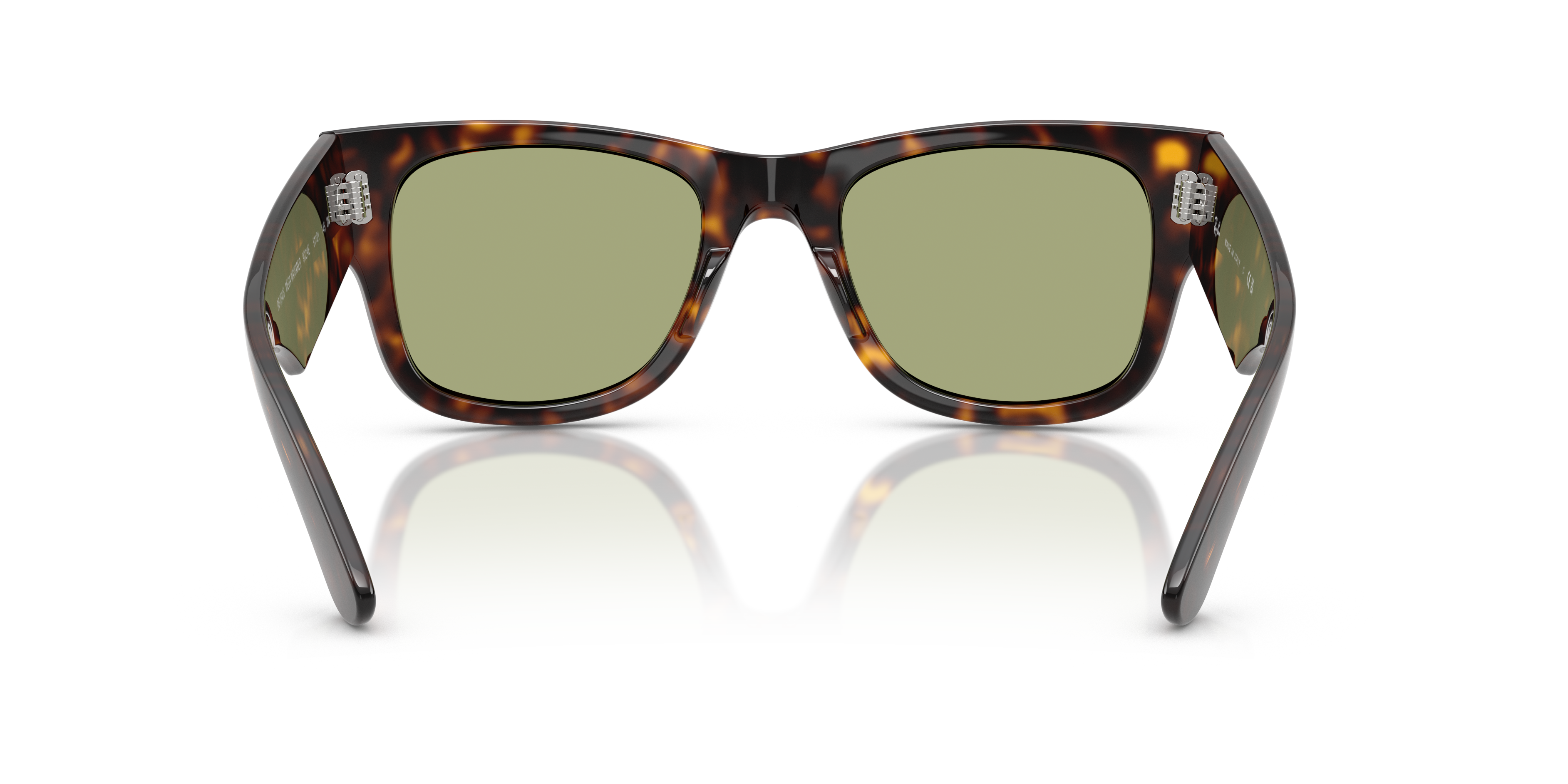 Ray-Ban Mega Wayfarer Marrone Trasparente - Occhiali da Sole Unisex