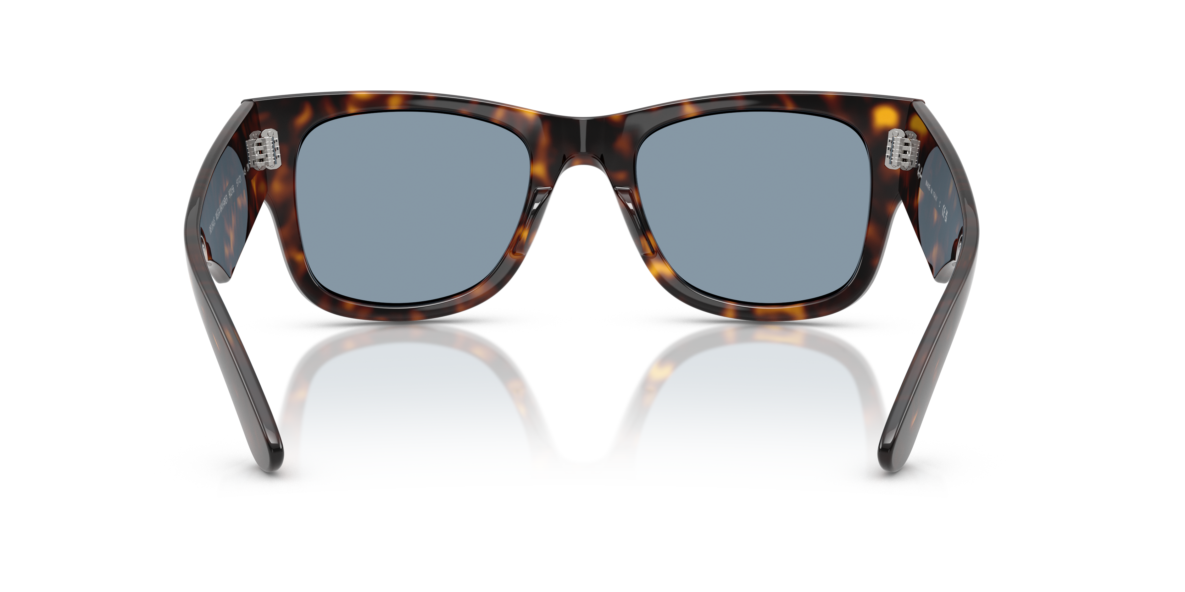 Ray-Ban Mega Wayfarer Marrone Trasparente - Occhiali da Sole Unisex
