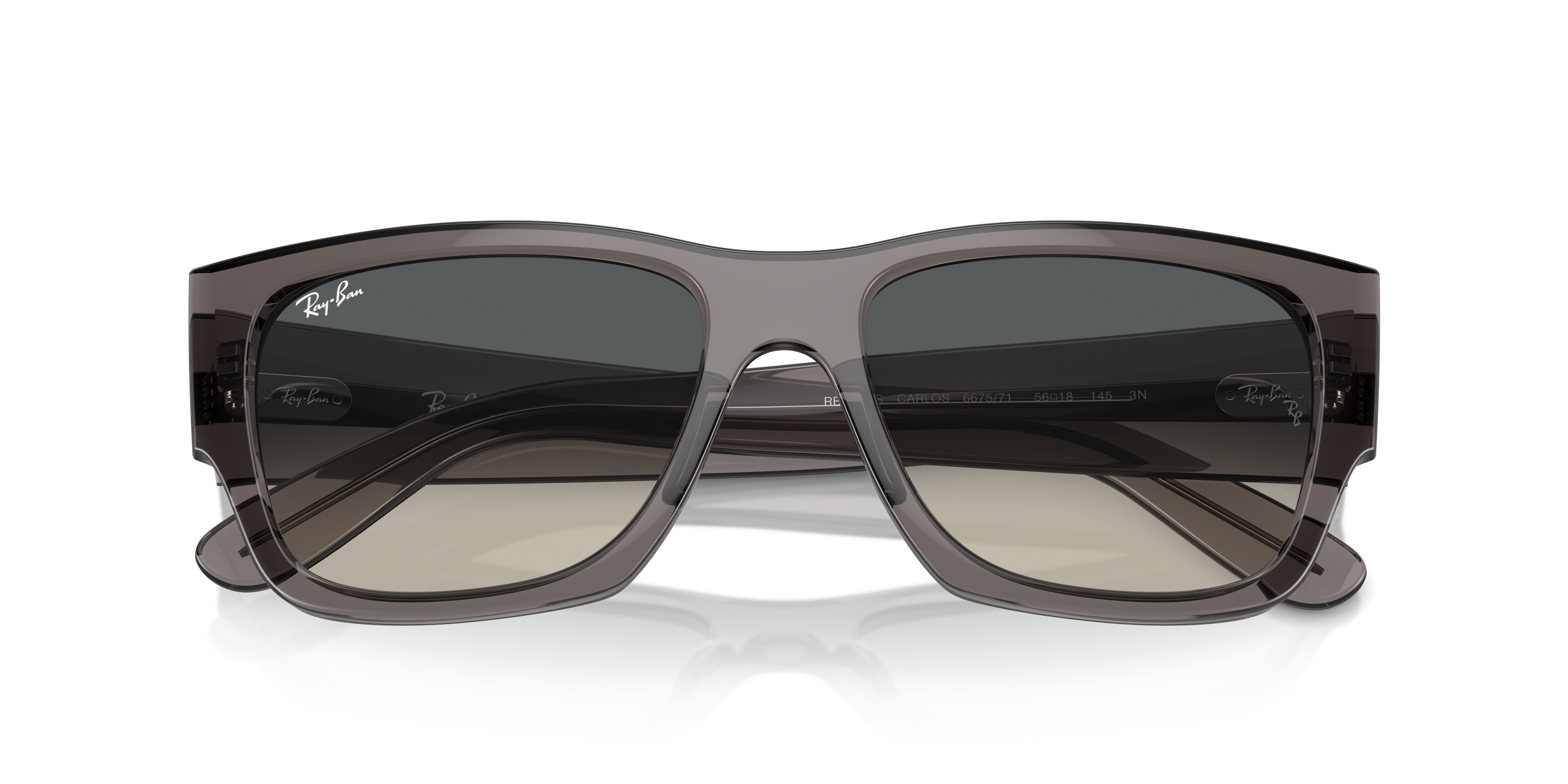 Occhiali da sole Ray-Ban Carlos 0RB0947S Marrone Trasparente | Unisex