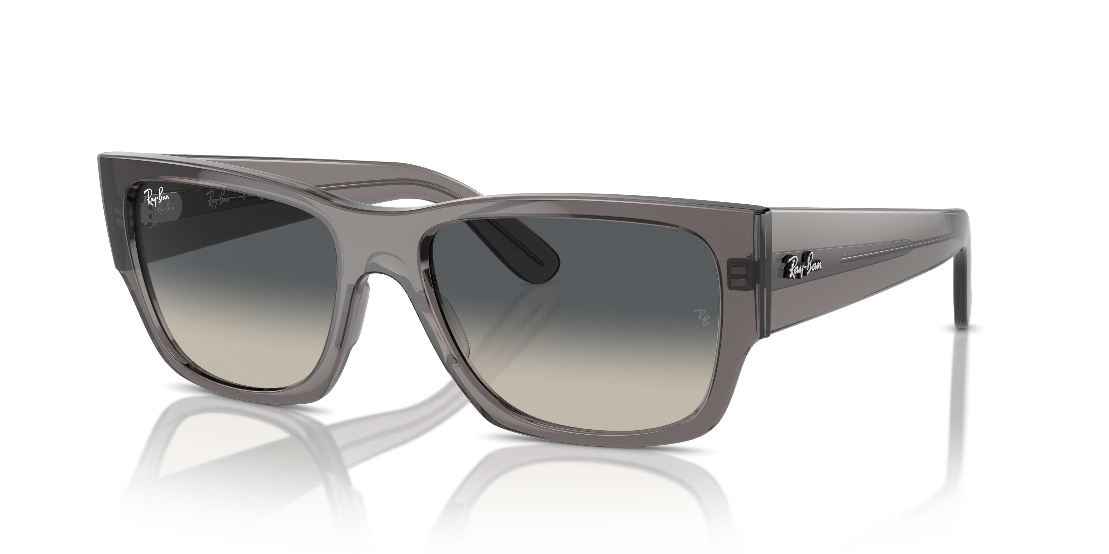 Occhiali da sole Ray-Ban Carlos 0RB0947S Marrone Trasparente | Unisex