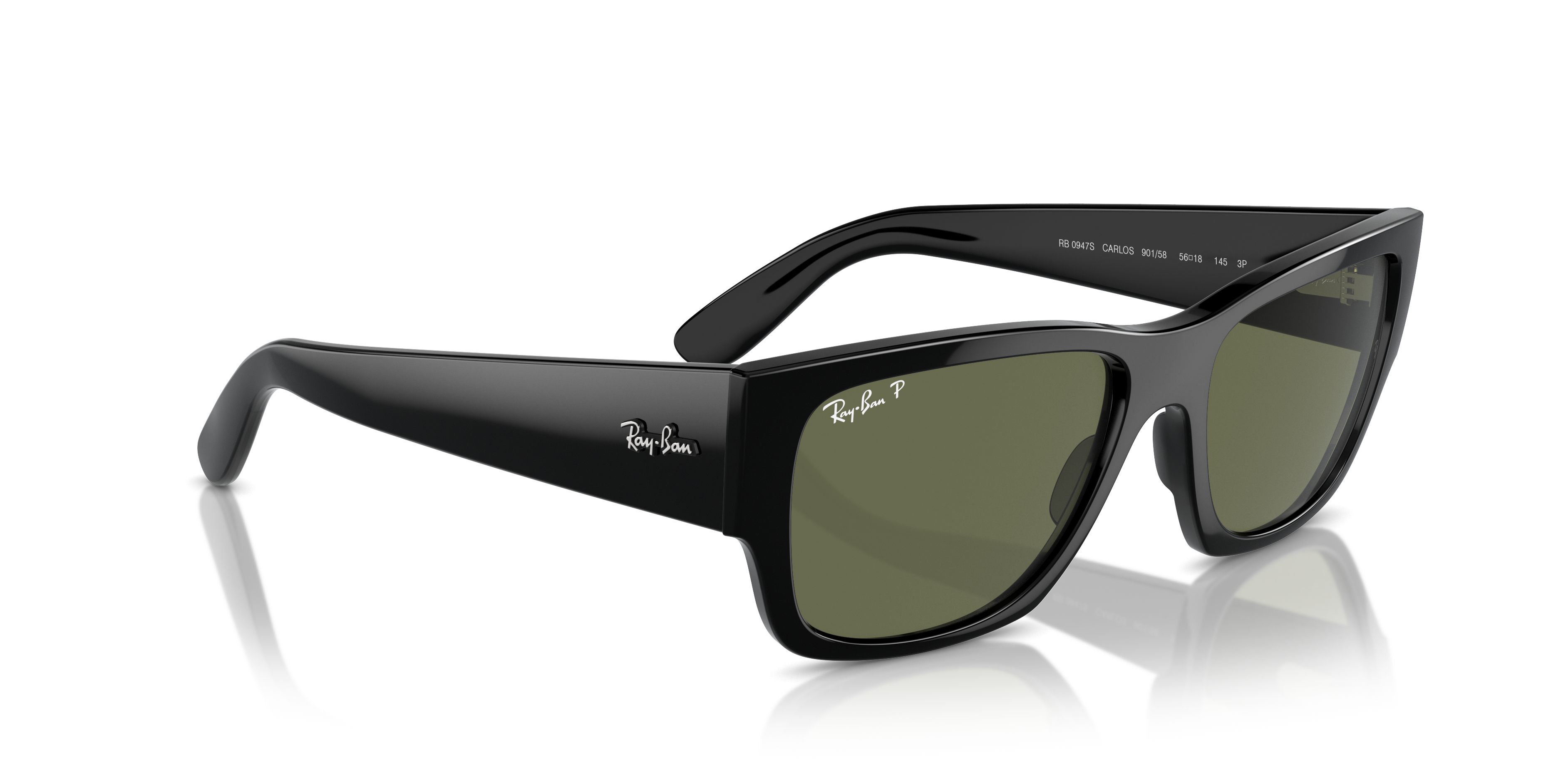 Occhiali da sole Ray-Ban Carlos 0RB0947S Marrone Trasparente | Unisex