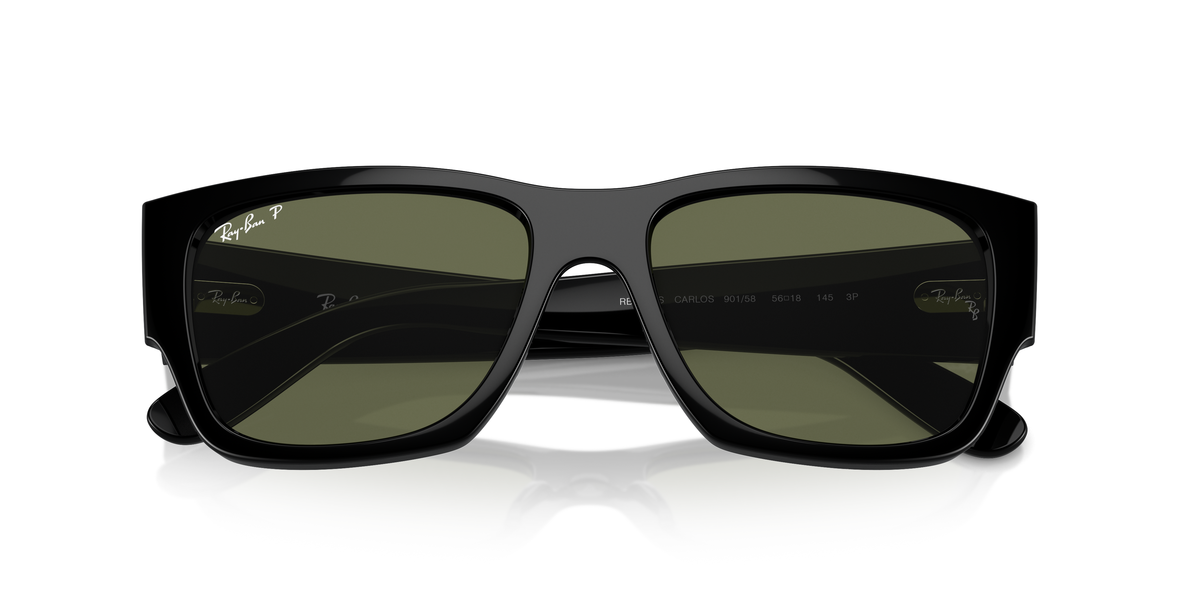Occhiali da sole Ray-Ban Carlos 0RB0947S Marrone Trasparente | Unisex
