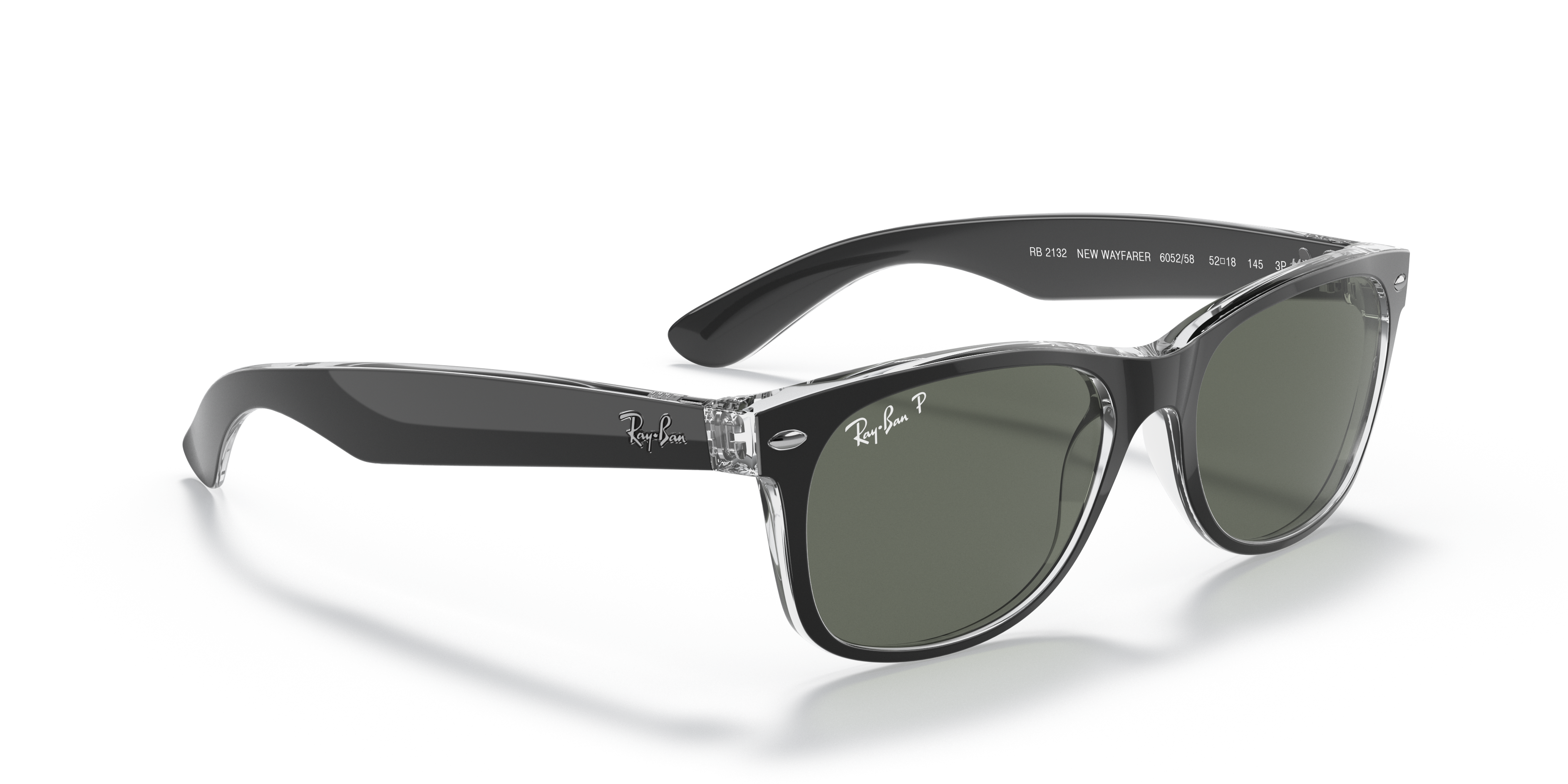 Occhiali da Sole Ray-Ban New Wayfarer Neri 0RB2132 Unisex