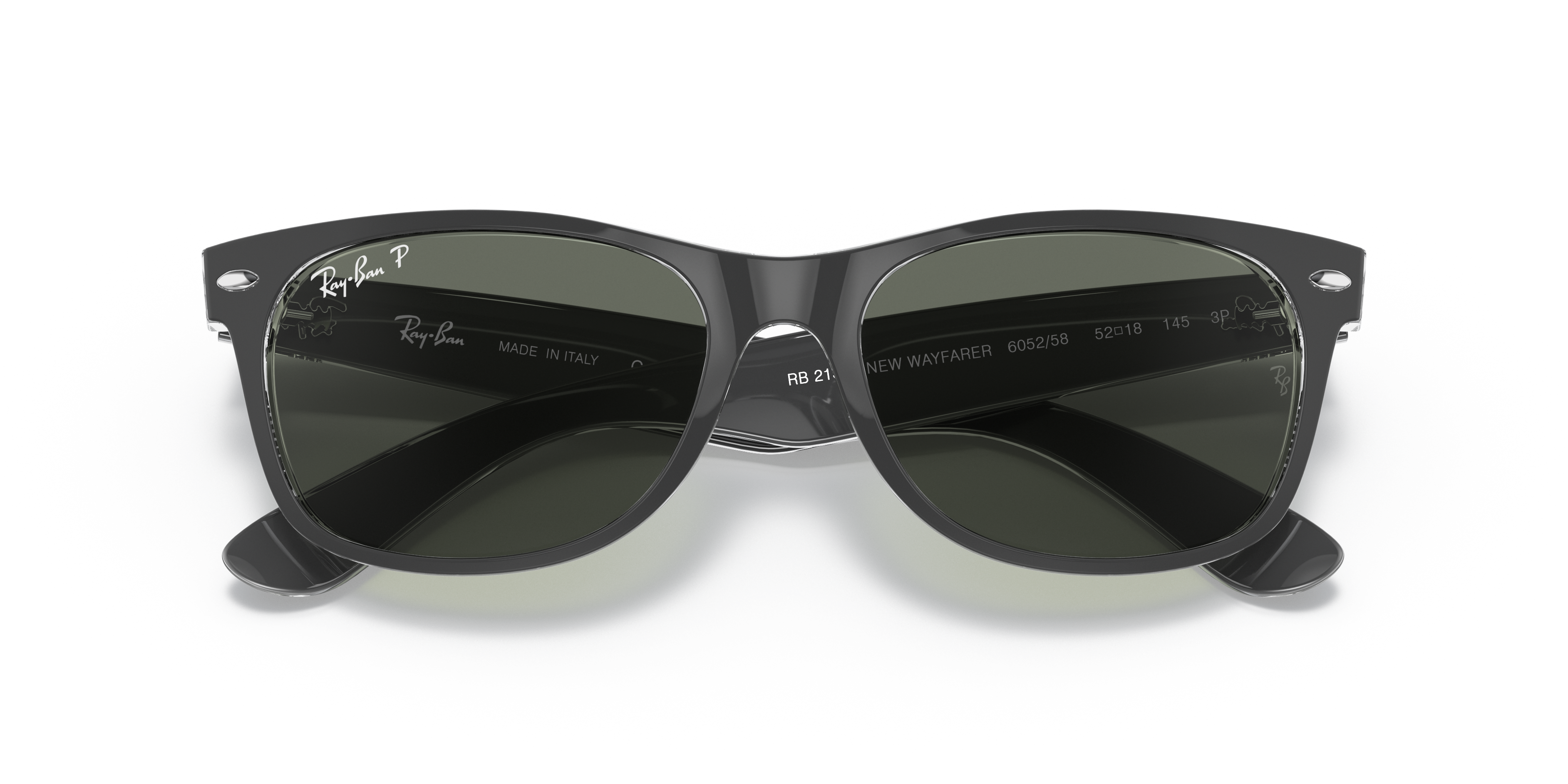 Occhiali da Sole Ray-Ban New Wayfarer Neri 0RB2132 Unisex
