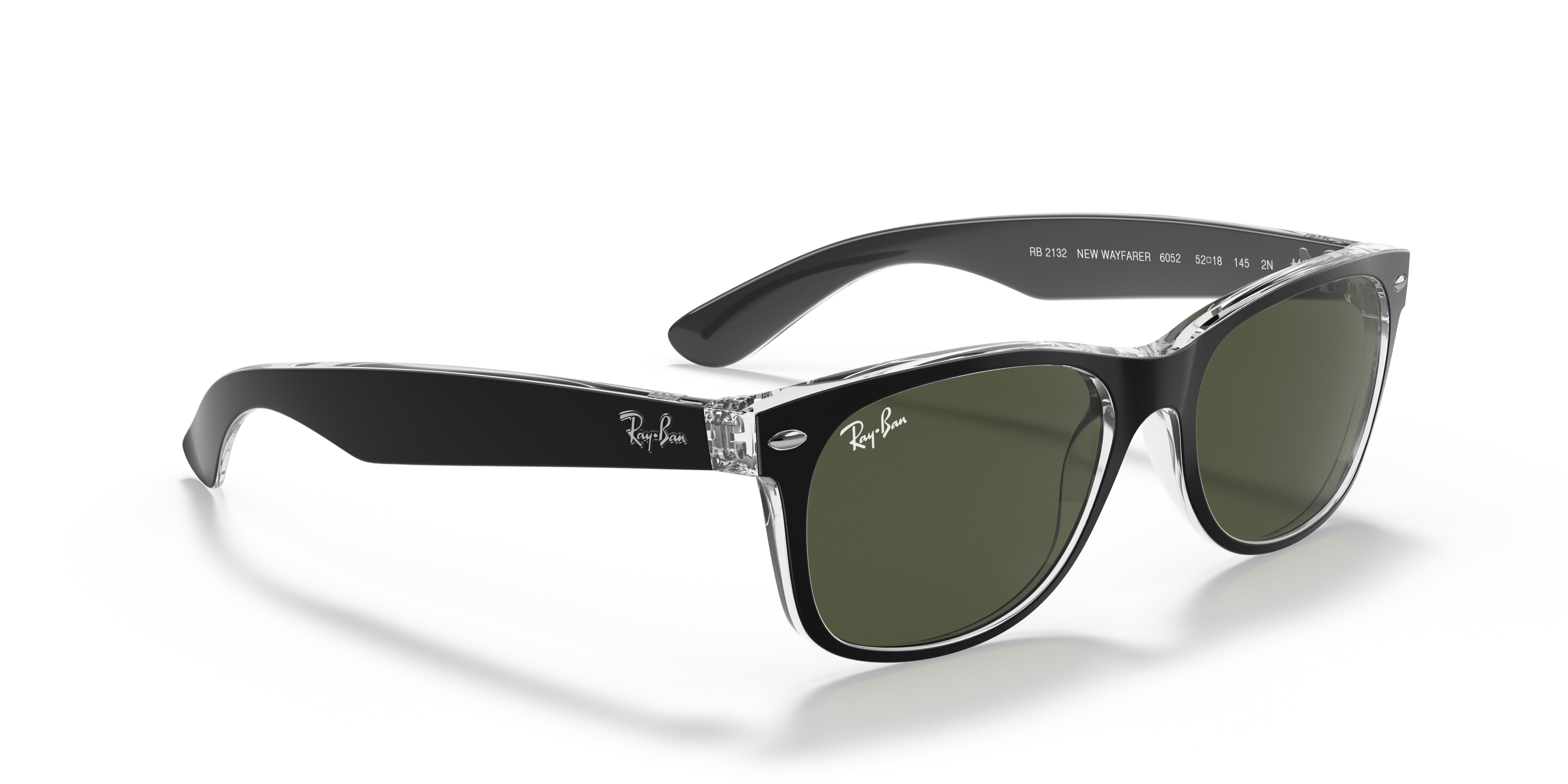 Occhiali da Sole Ray-Ban New Wayfarer Neri 0RB2132 Unisex