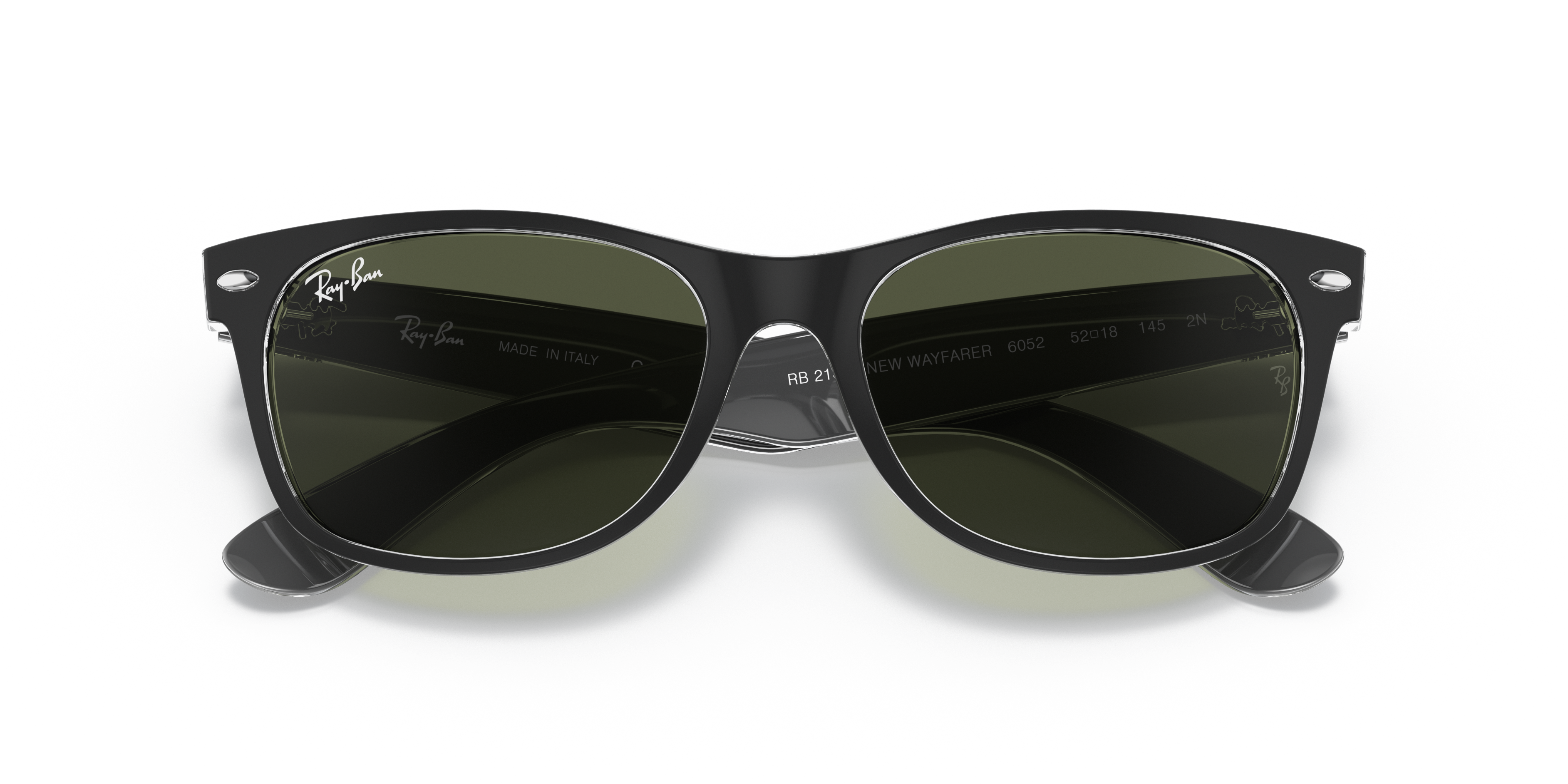 Occhiali da Sole Ray-Ban New Wayfarer Neri 0RB2132 Unisex