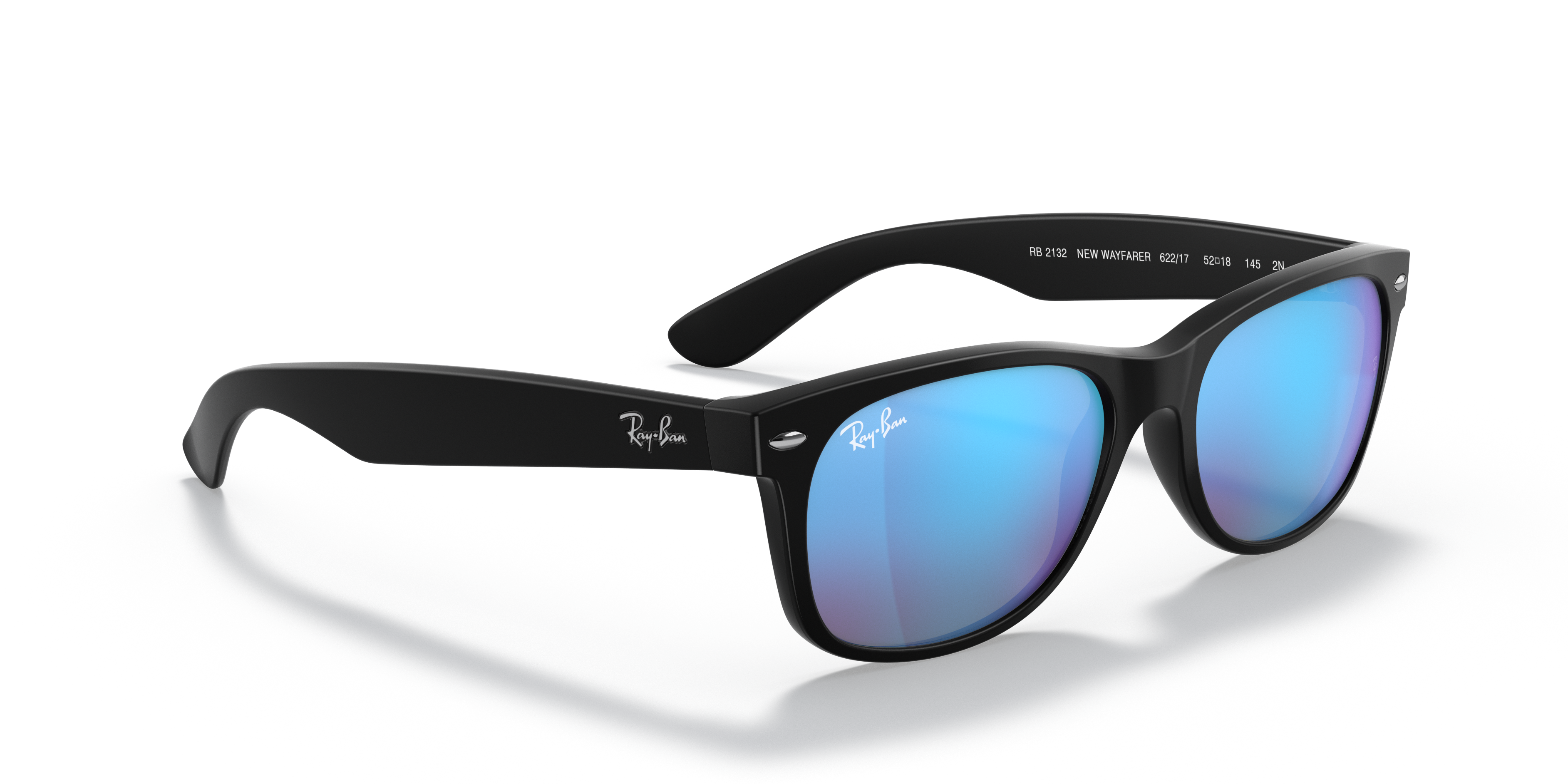 Occhiali da Sole Ray-Ban New Wayfarer Neri 0RB2132 Unisex