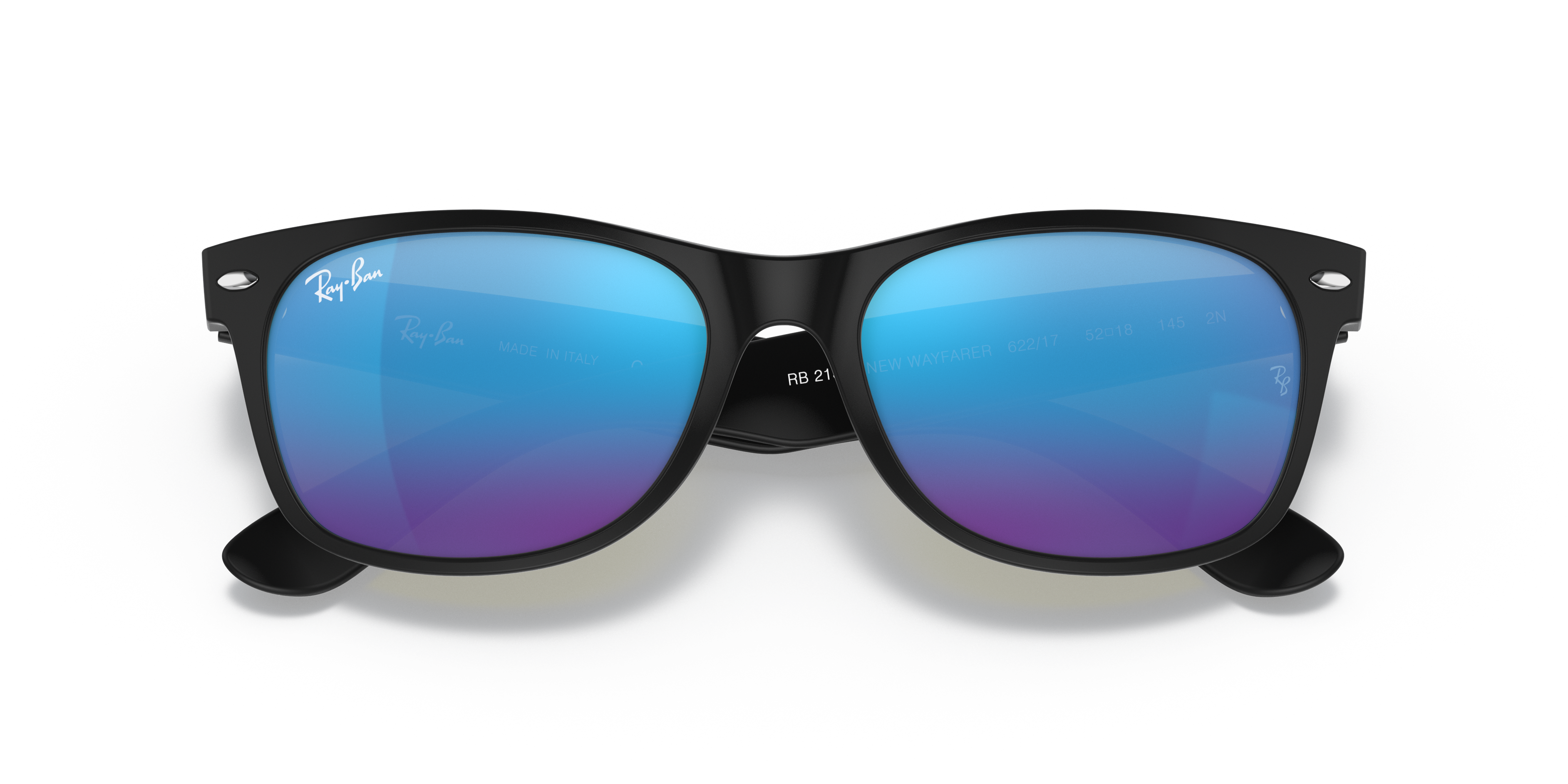 Occhiali da Sole Ray-Ban New Wayfarer Neri 0RB2132 Unisex