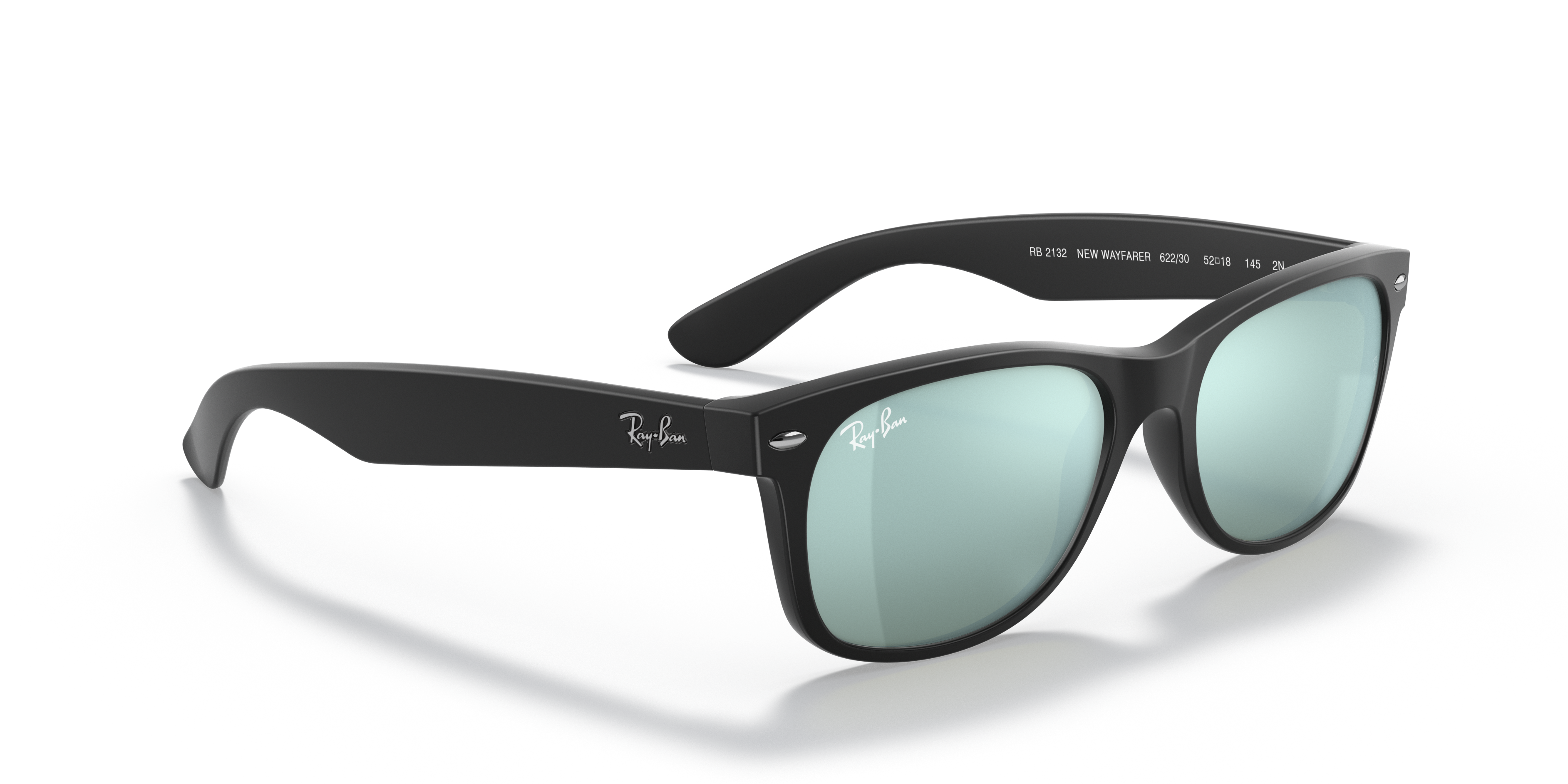 Occhiali da Sole Ray-Ban New Wayfarer Neri 0RB2132 Unisex