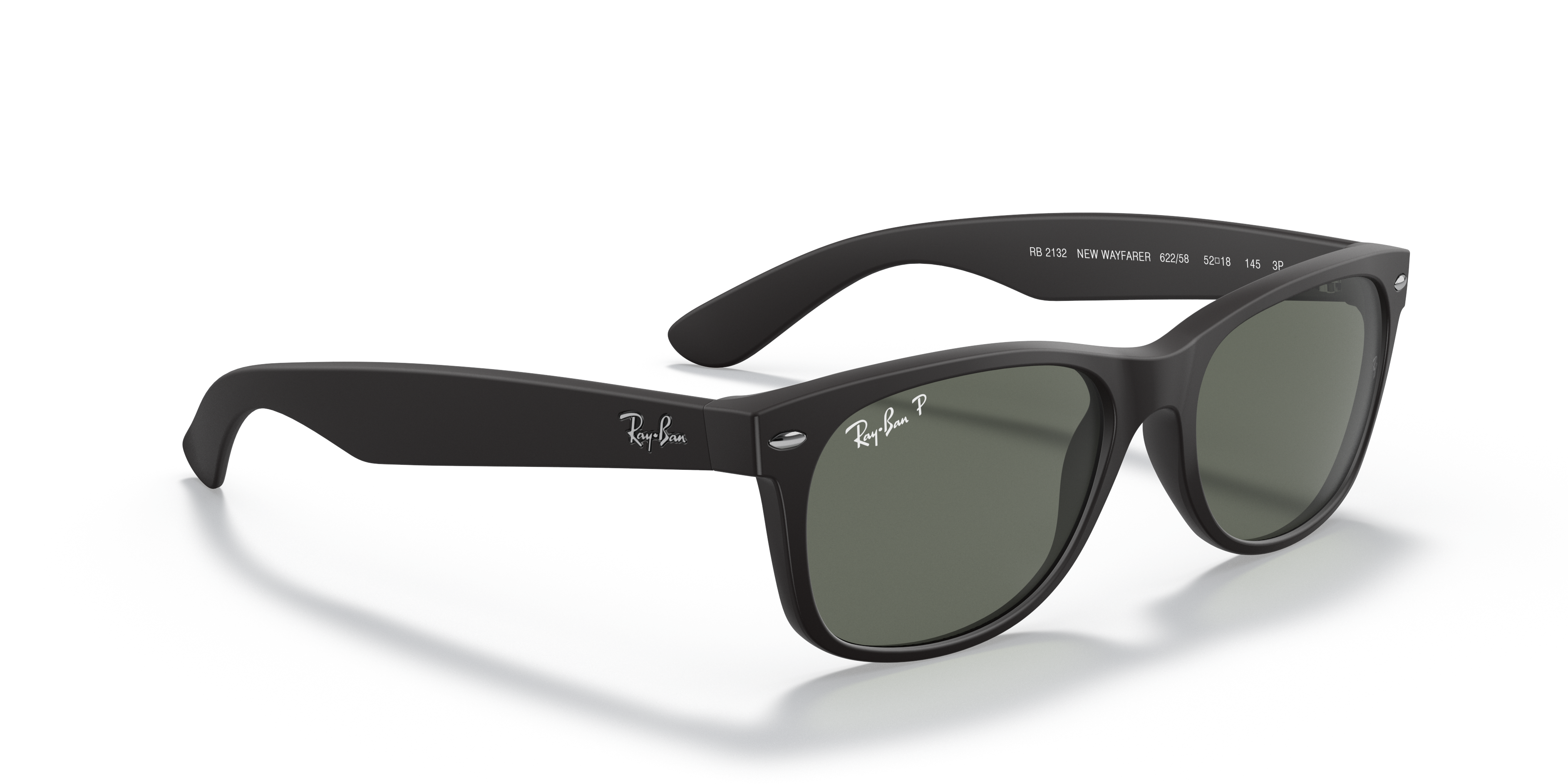 Occhiali da Sole Ray-Ban New Wayfarer Neri 0RB2132 Unisex