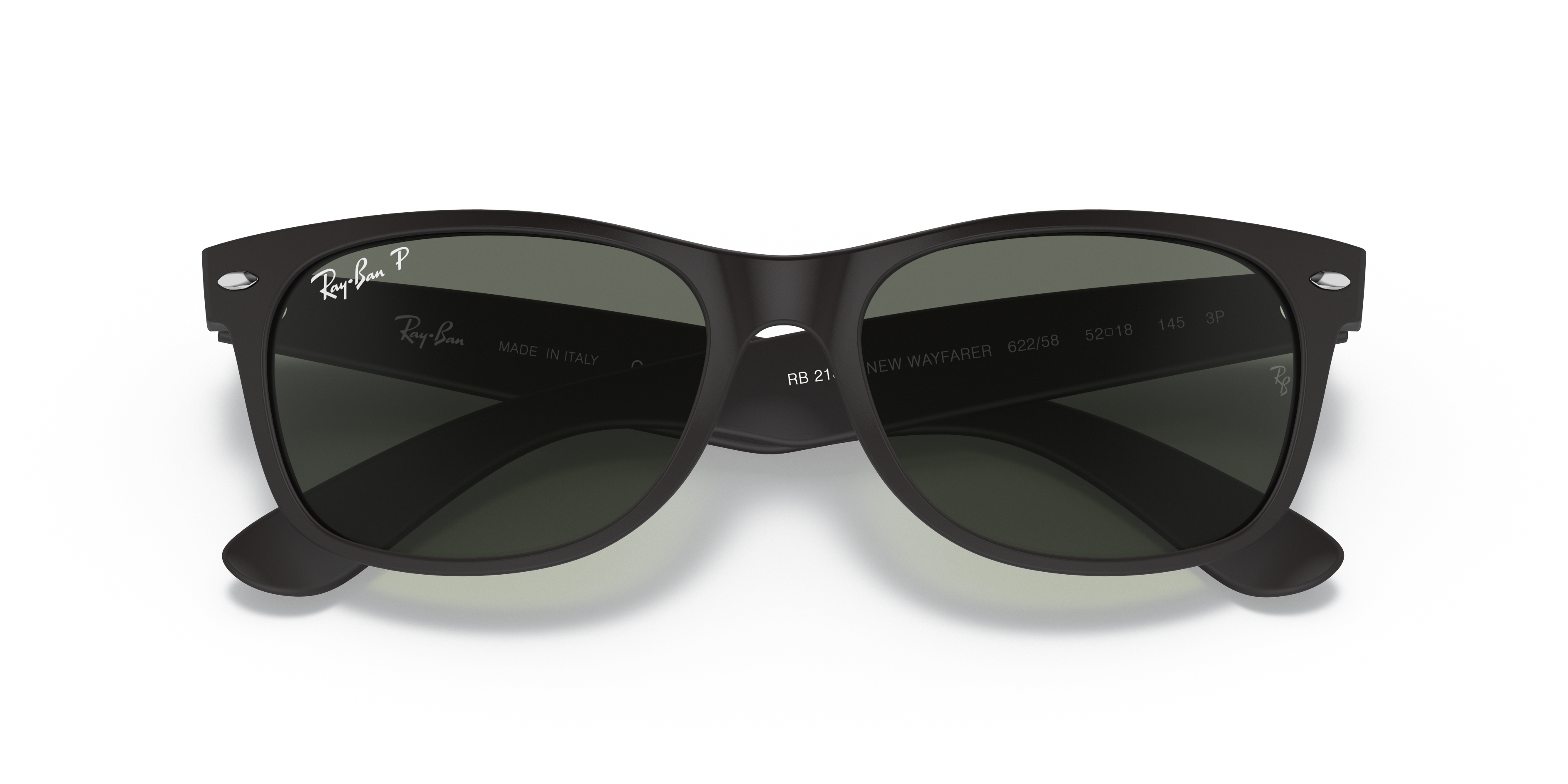 Occhiali da Sole Ray-Ban New Wayfarer Neri 0RB2132 Unisex