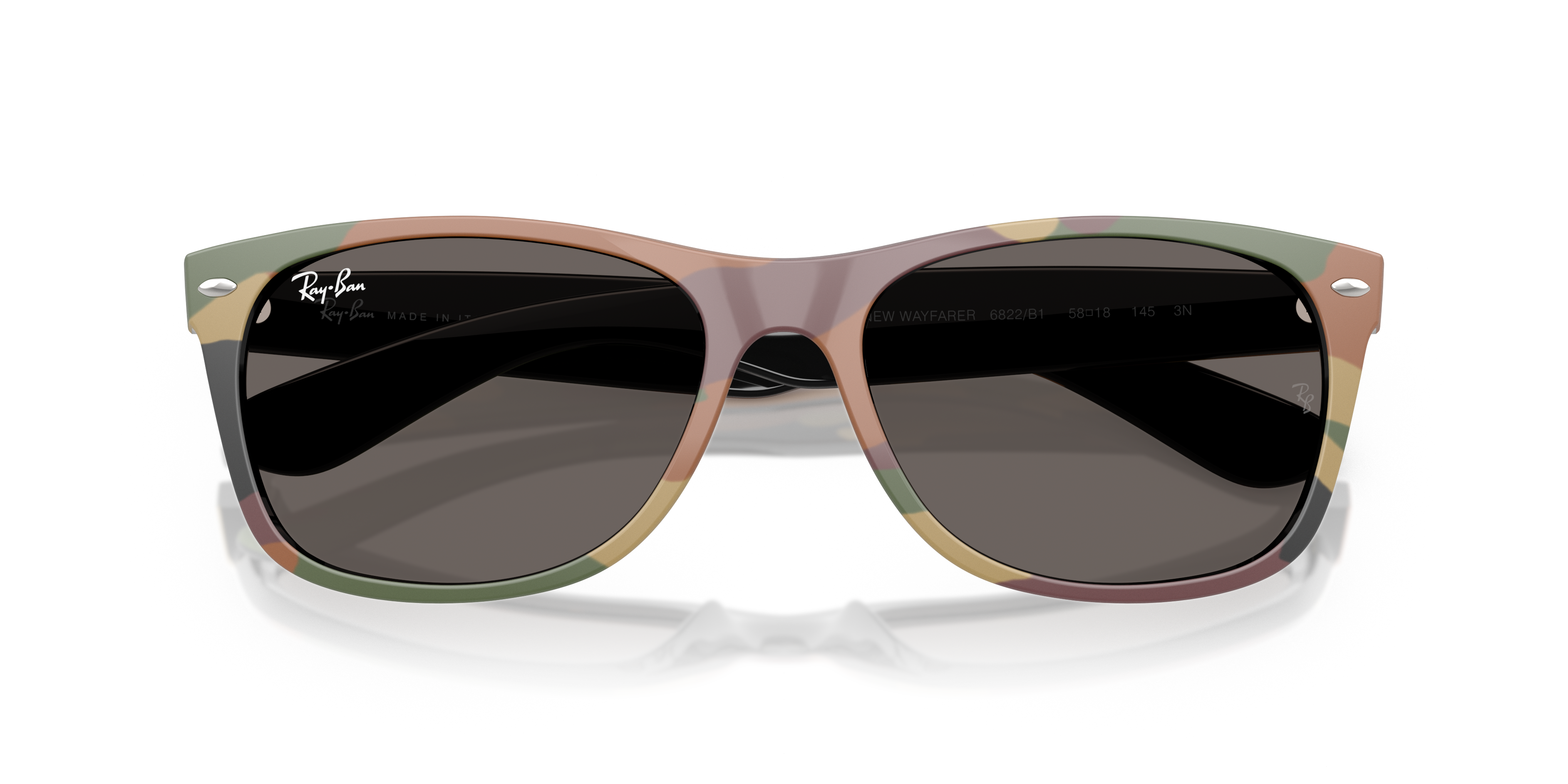 Occhiali da Sole Ray-Ban New Wayfarer Neri 0RB2132 Unisex