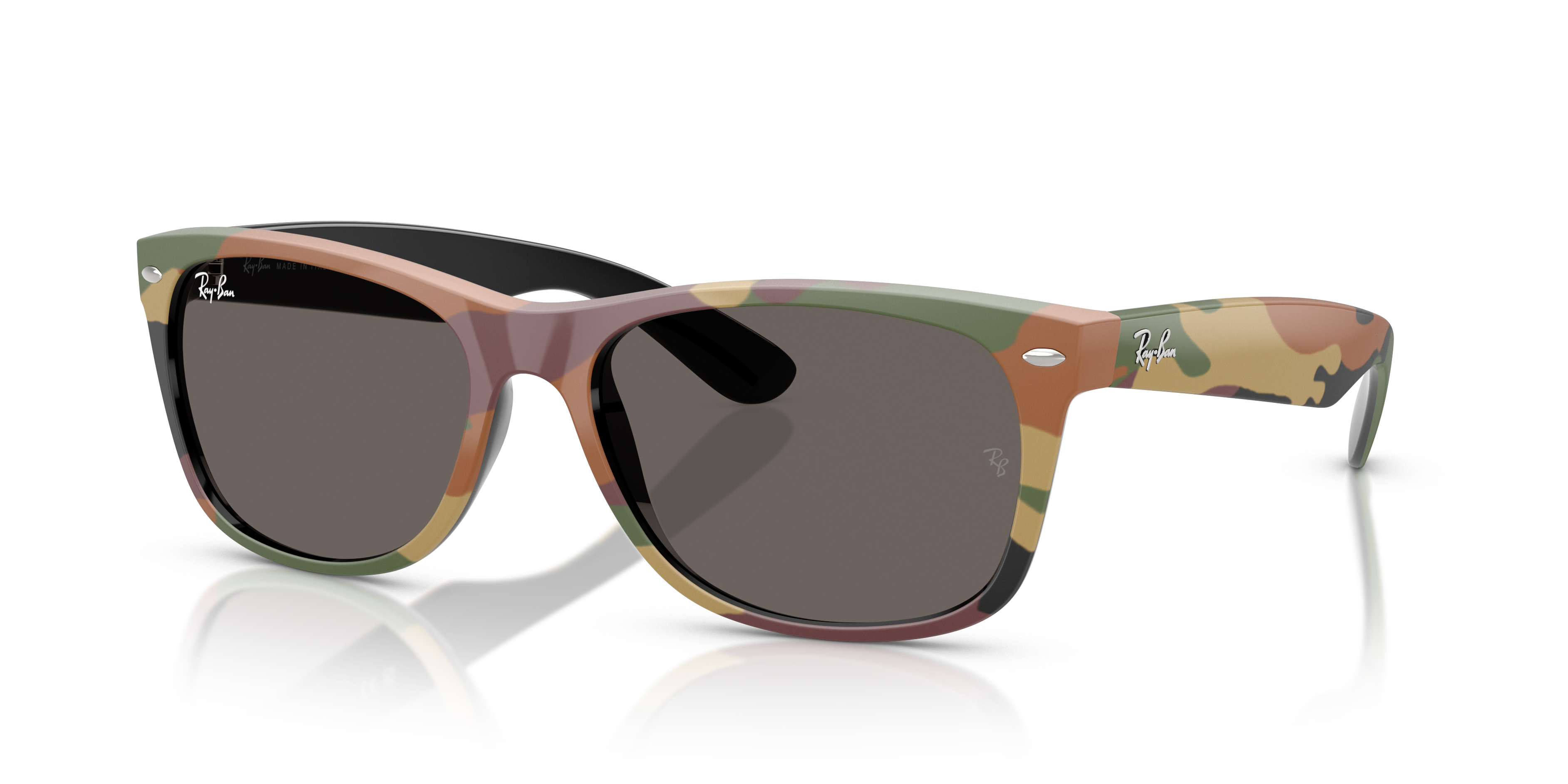 Occhiali da Sole Ray-Ban New Wayfarer Neri 0RB2132 Unisex