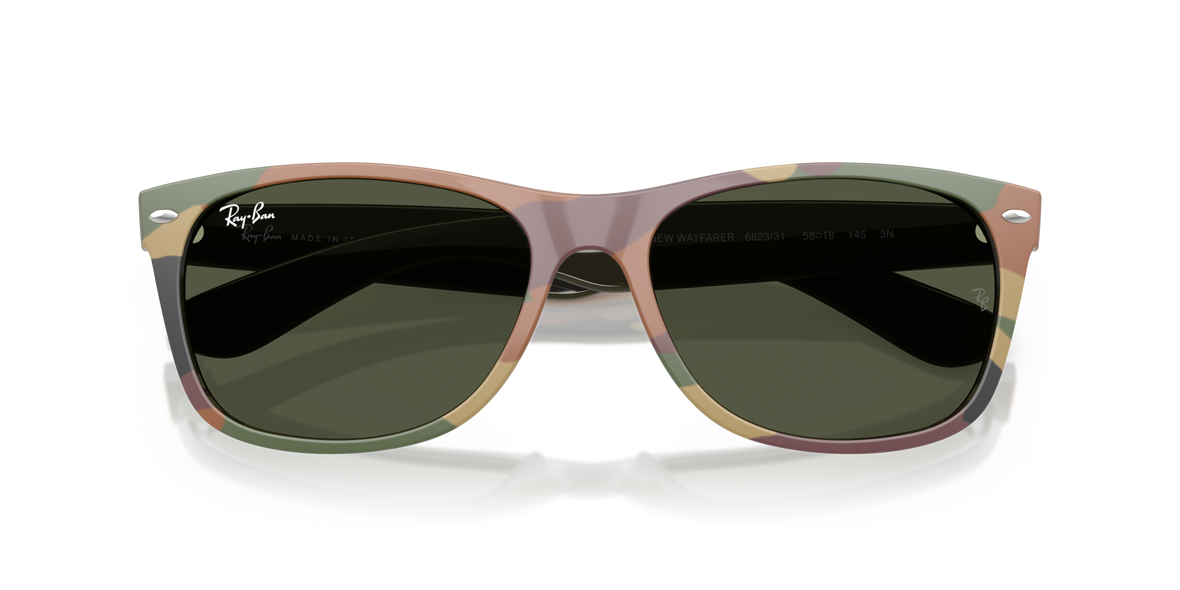 Occhiali da Sole Ray-Ban New Wayfarer Neri 0RB2132 Unisex