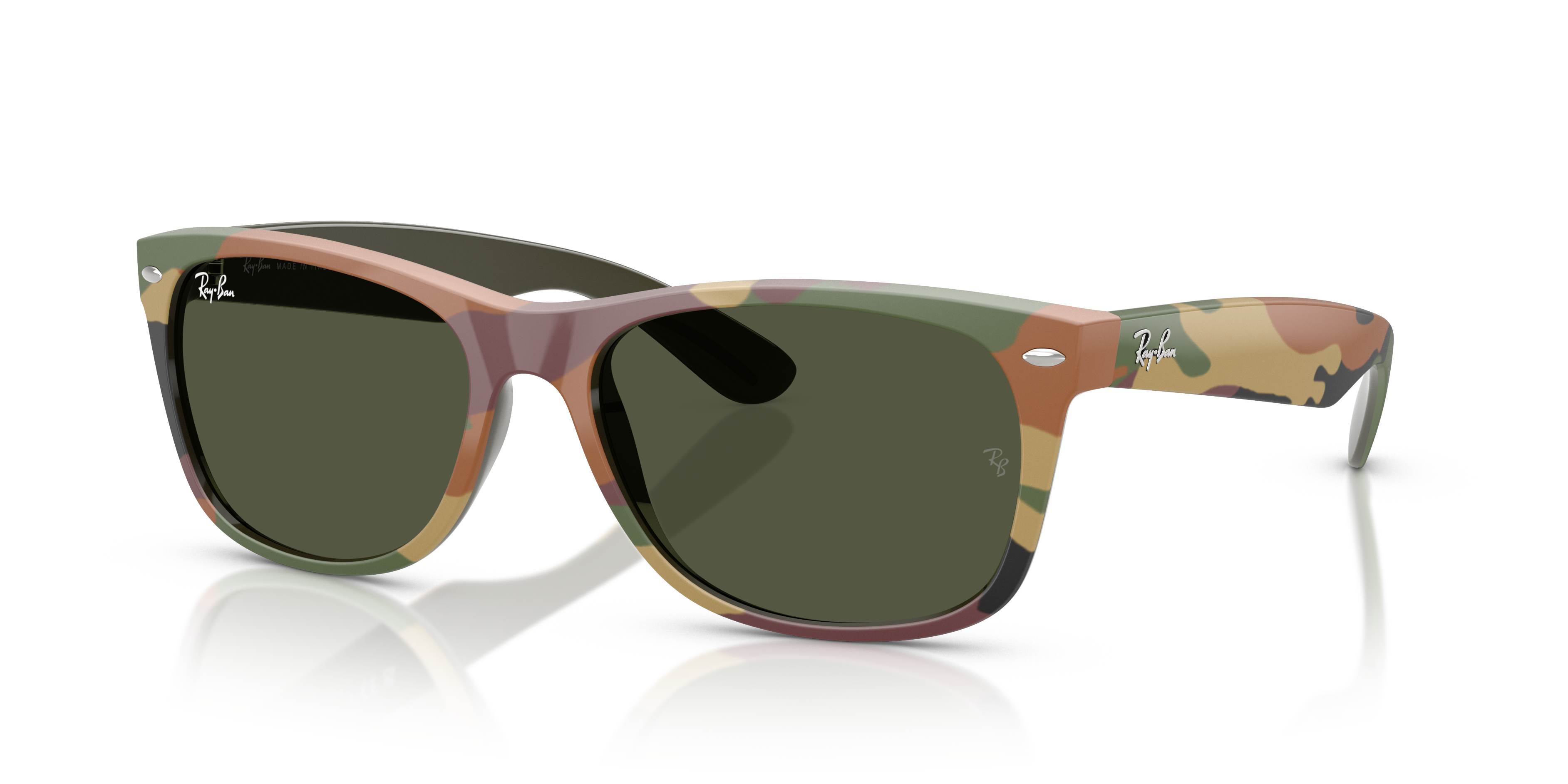 Occhiali da Sole Ray-Ban New Wayfarer Neri 0RB2132 Unisex