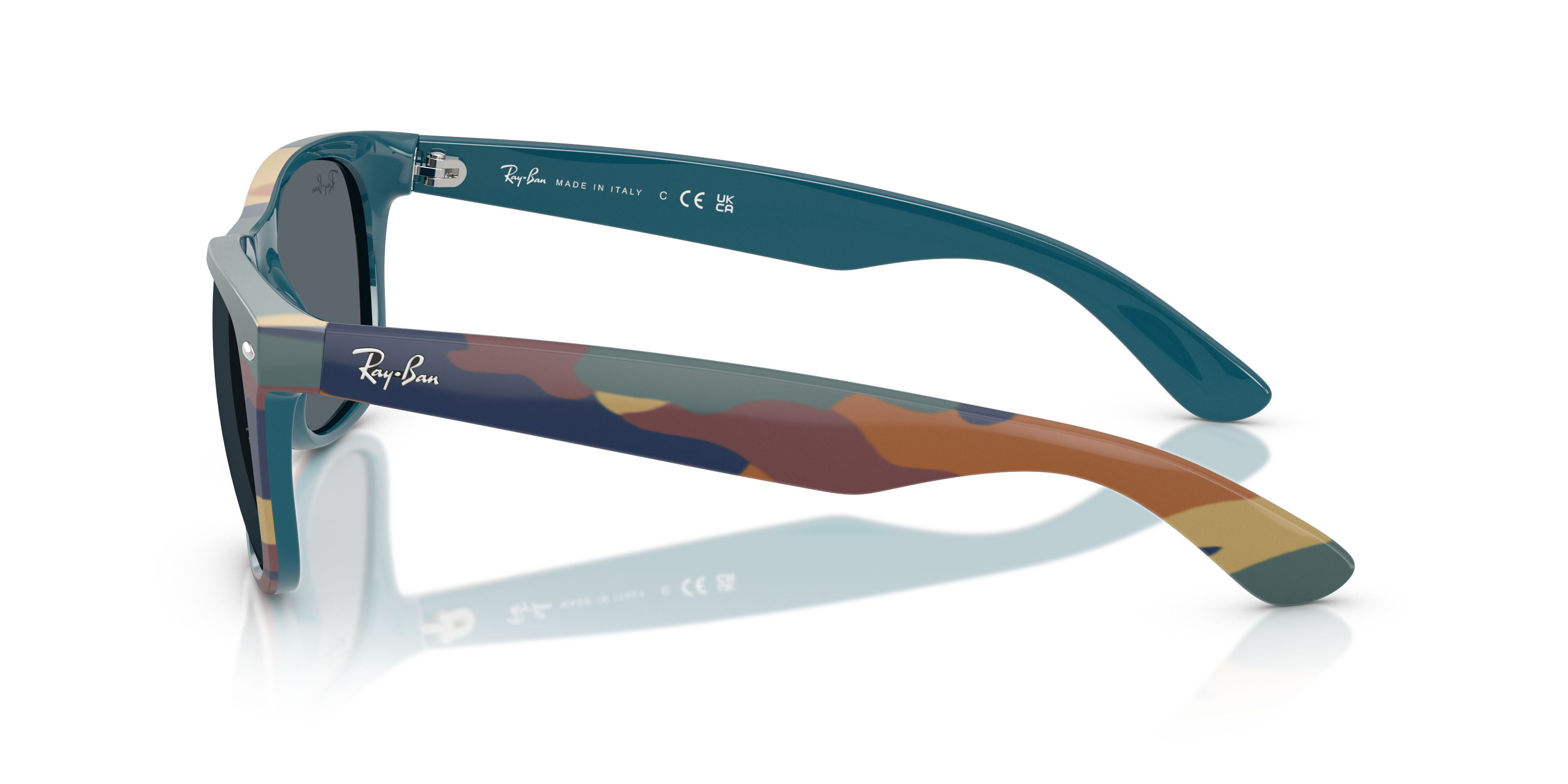 Occhiali da Sole Ray-Ban New Wayfarer Neri 0RB2132 Unisex