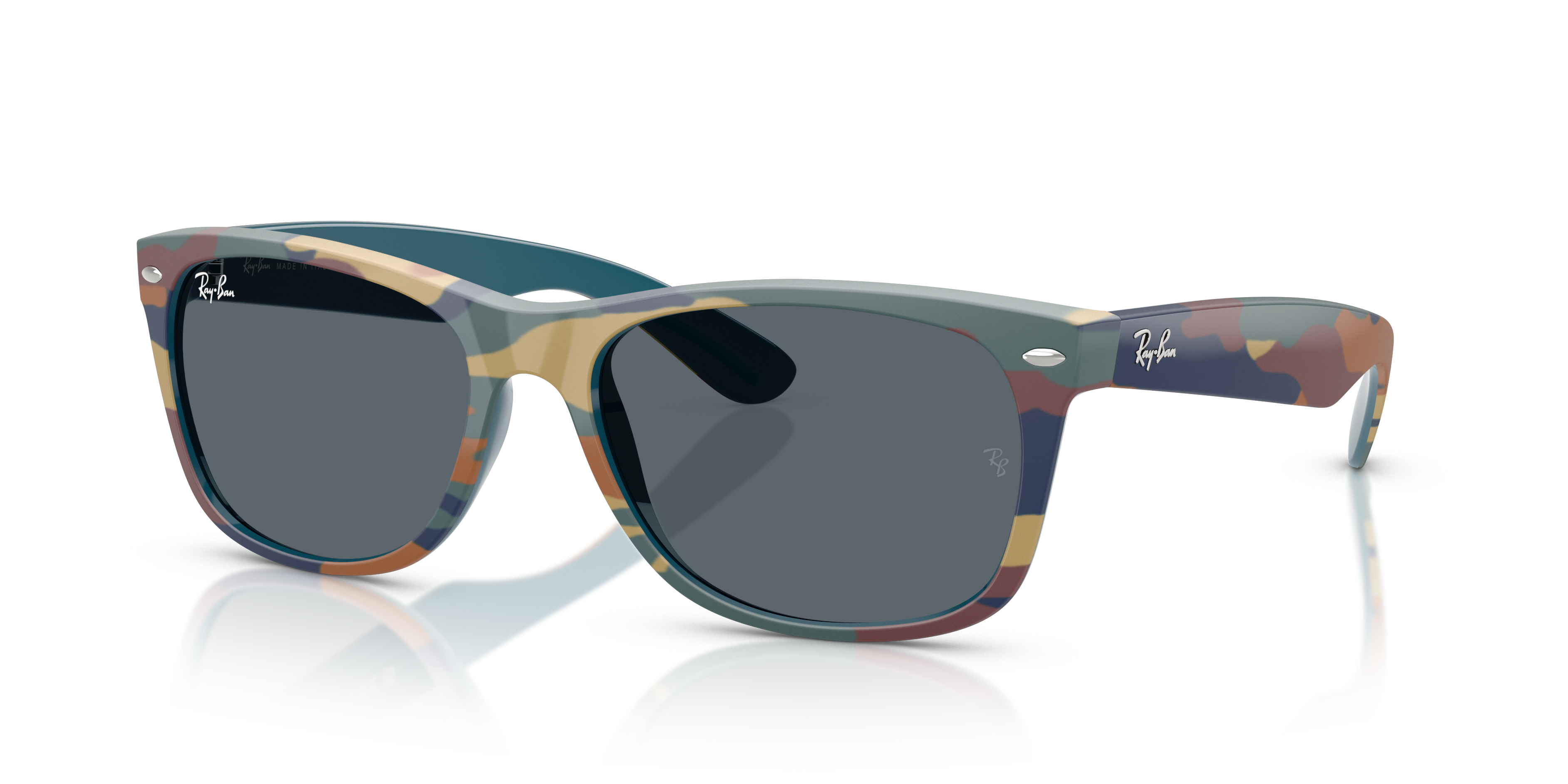 Occhiali da Sole Ray-Ban New Wayfarer Neri 0RB2132 Unisex