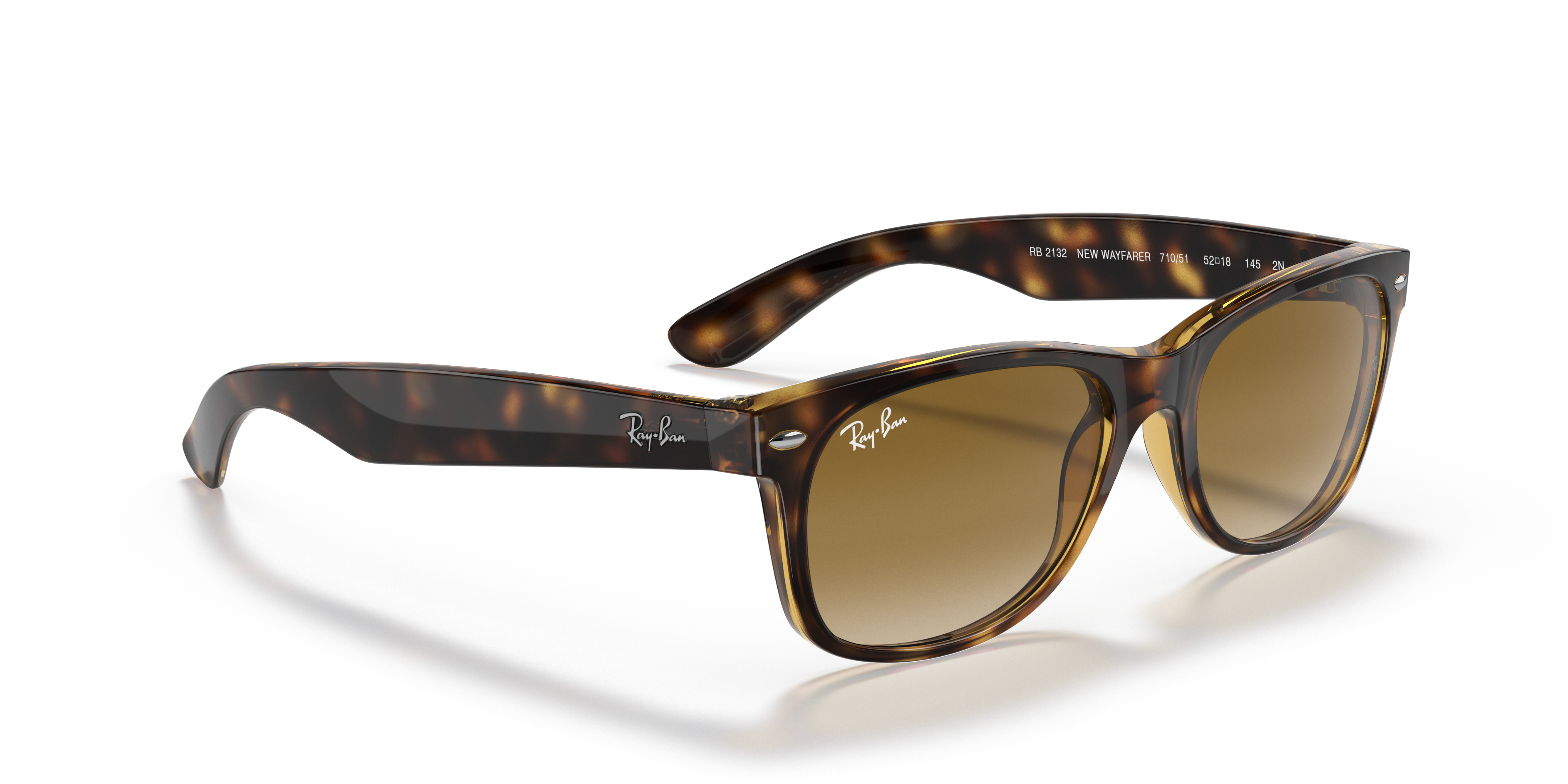 Occhiali da Sole Ray-Ban New Wayfarer Neri 0RB2132 Unisex