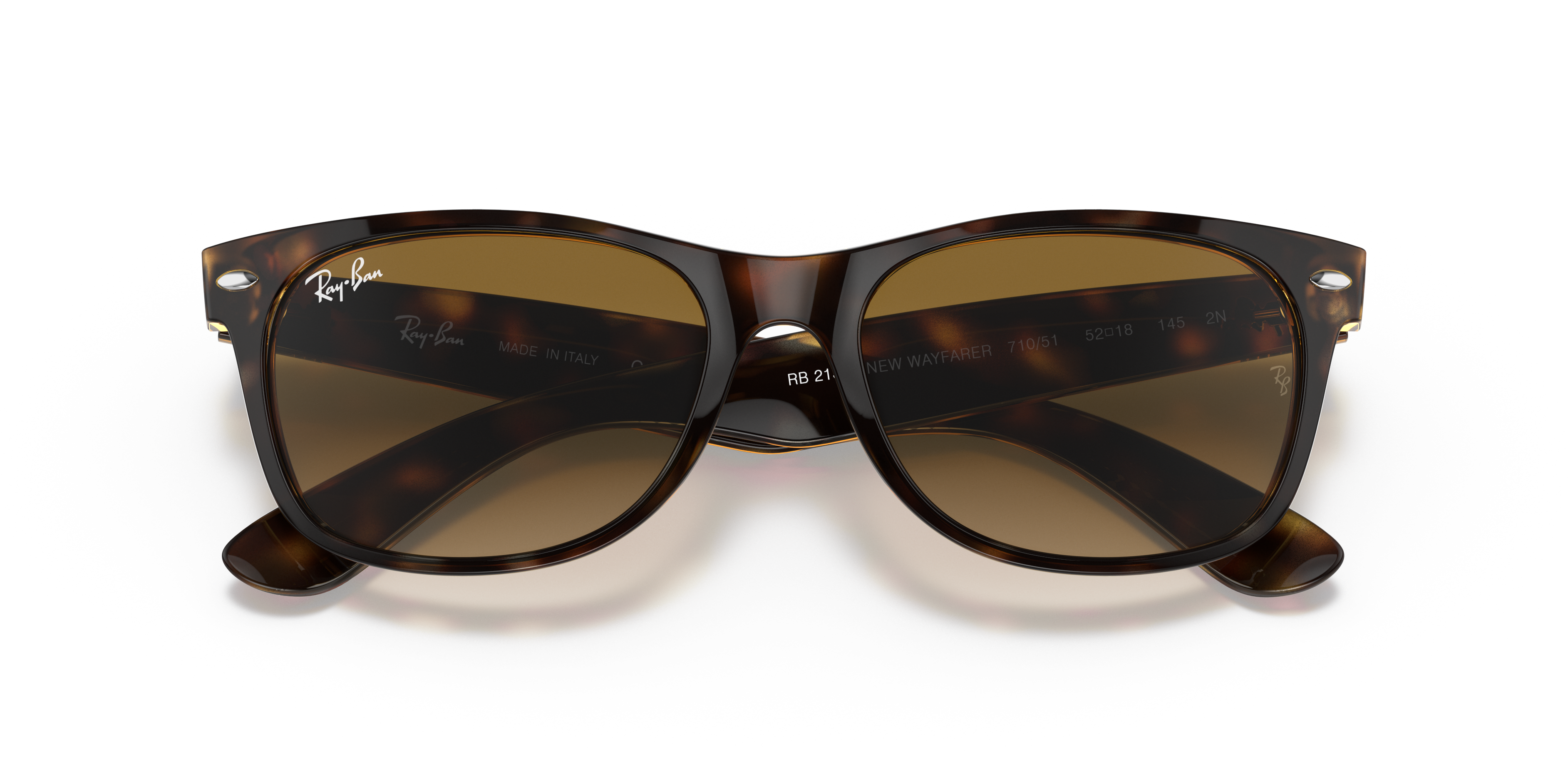 Occhiali da Sole Ray-Ban New Wayfarer Neri 0RB2132 Unisex