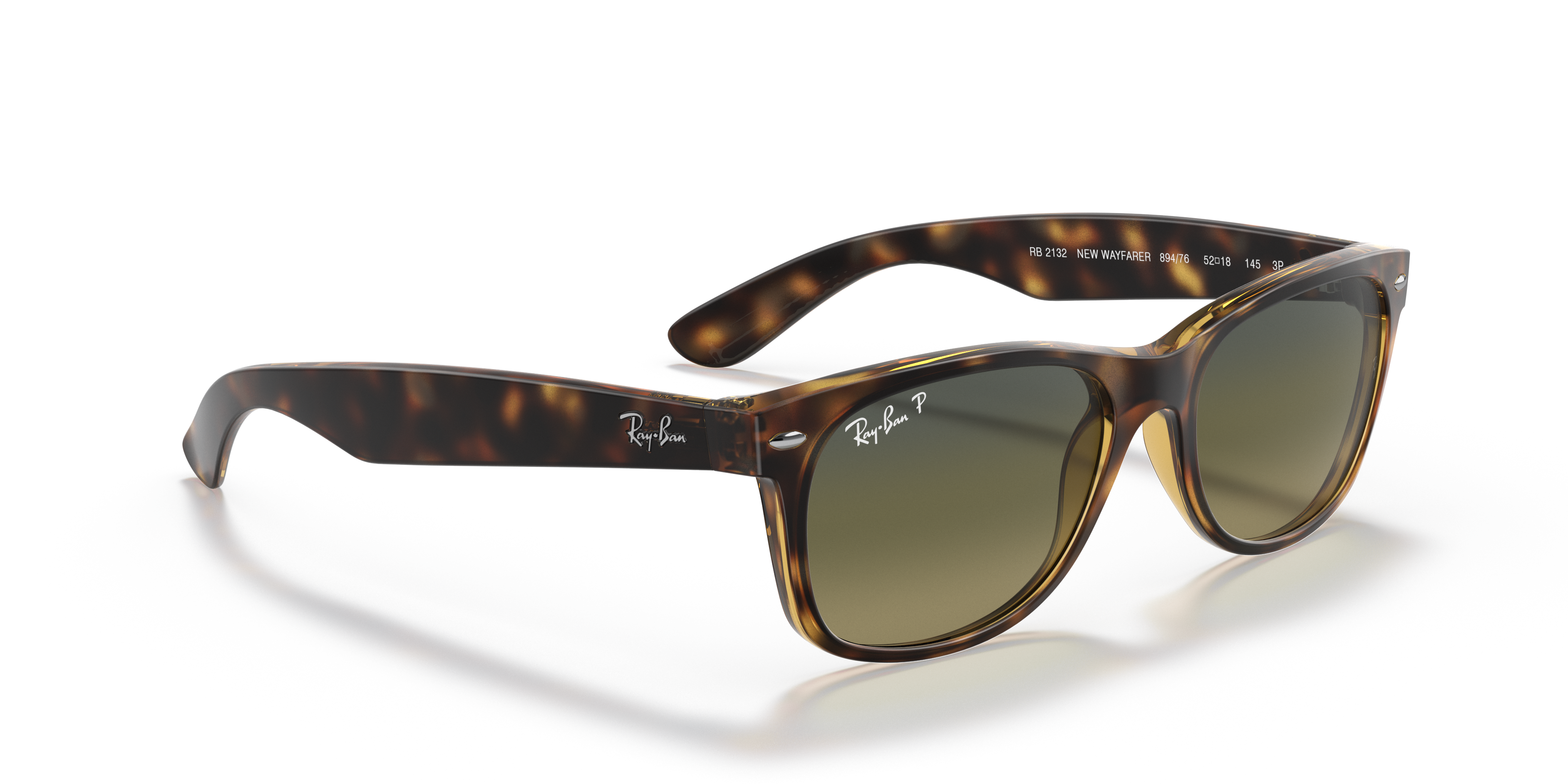 Occhiali da Sole Ray-Ban New Wayfarer Neri 0RB2132 Unisex