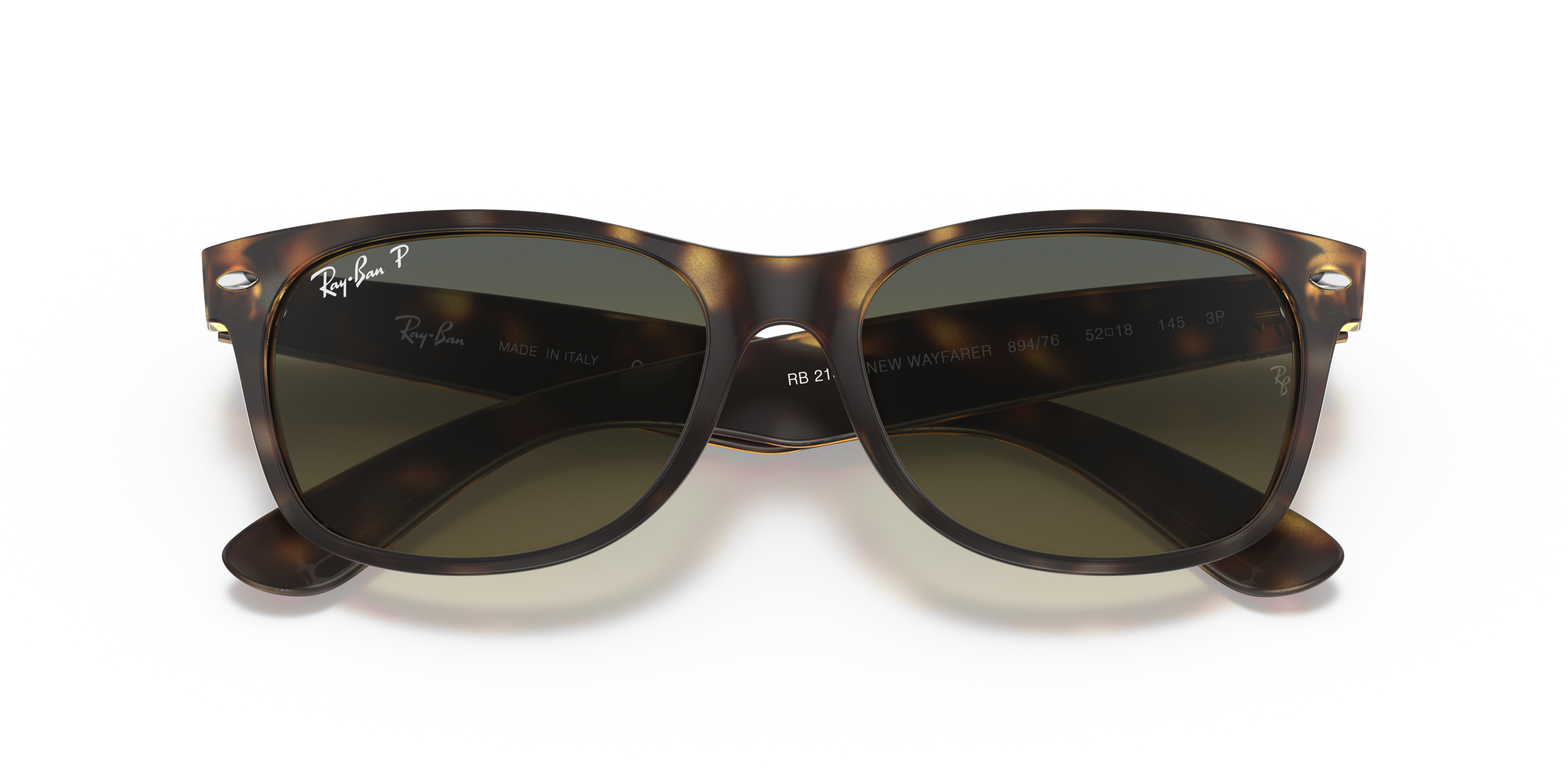 Occhiali da Sole Ray-Ban New Wayfarer Neri 0RB2132 Unisex