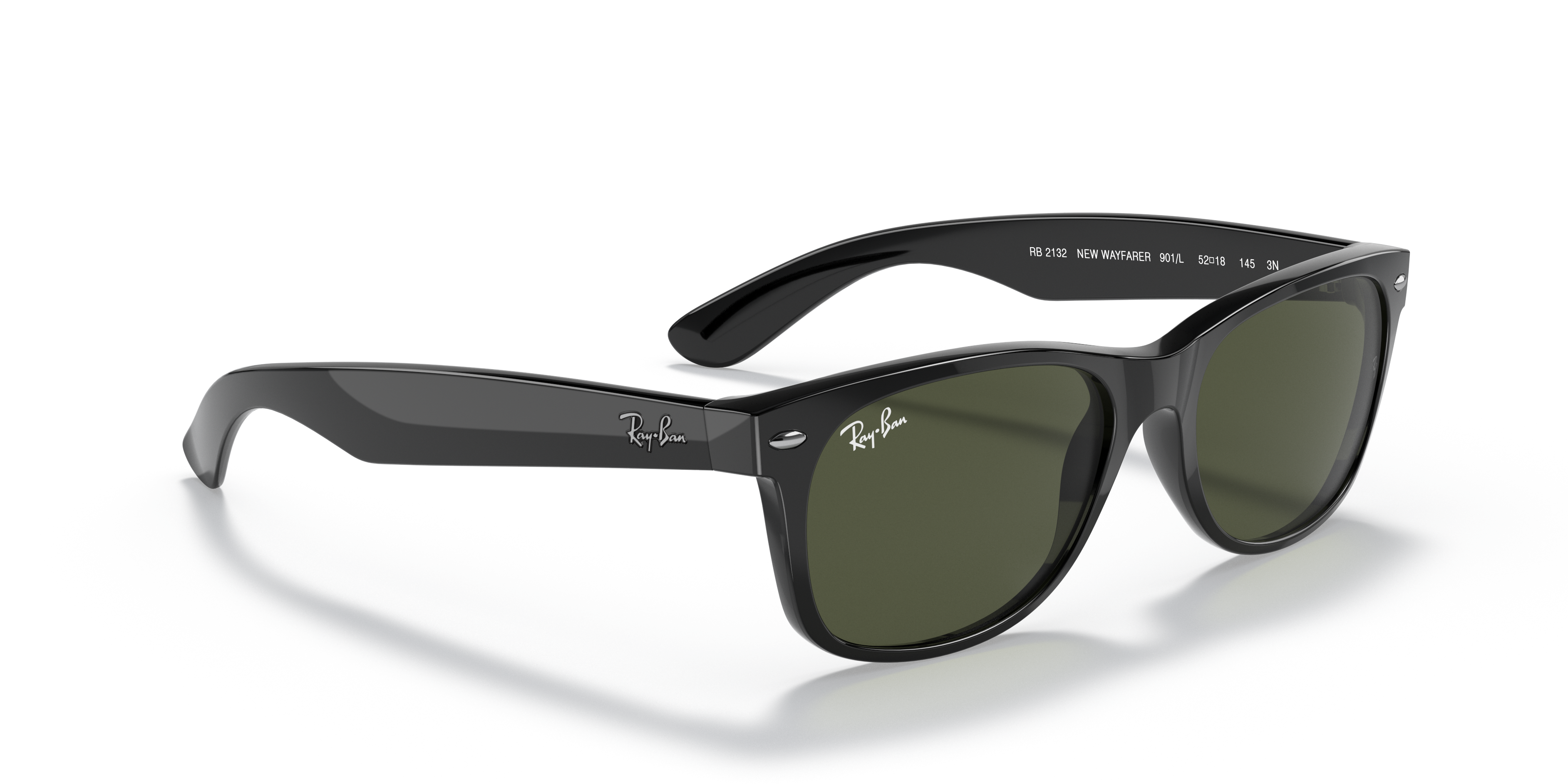 Occhiali da Sole Ray-Ban New Wayfarer Neri 0RB2132 Unisex