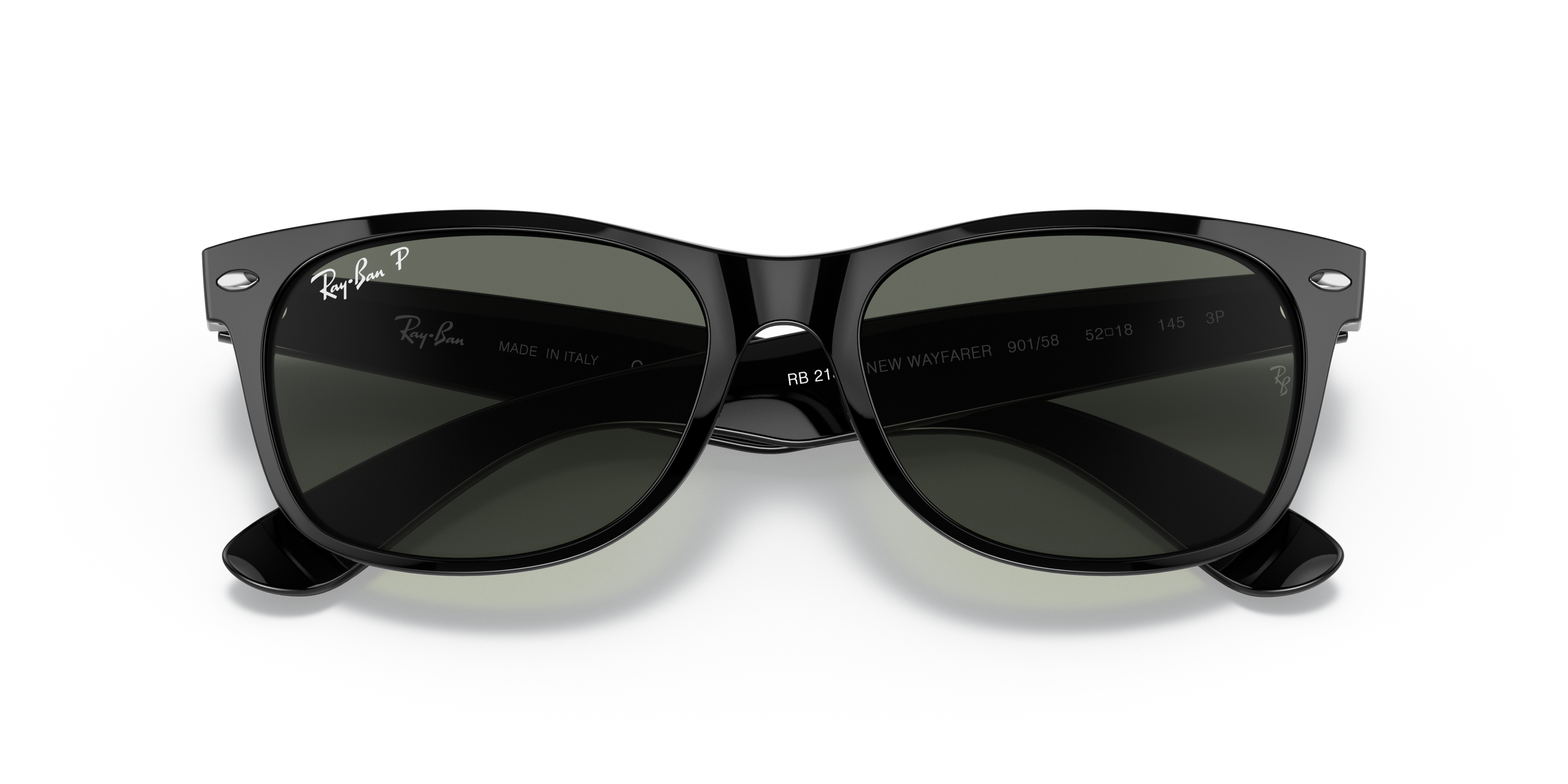 Occhiali da Sole Ray-Ban New Wayfarer Neri 0RB2132 Unisex