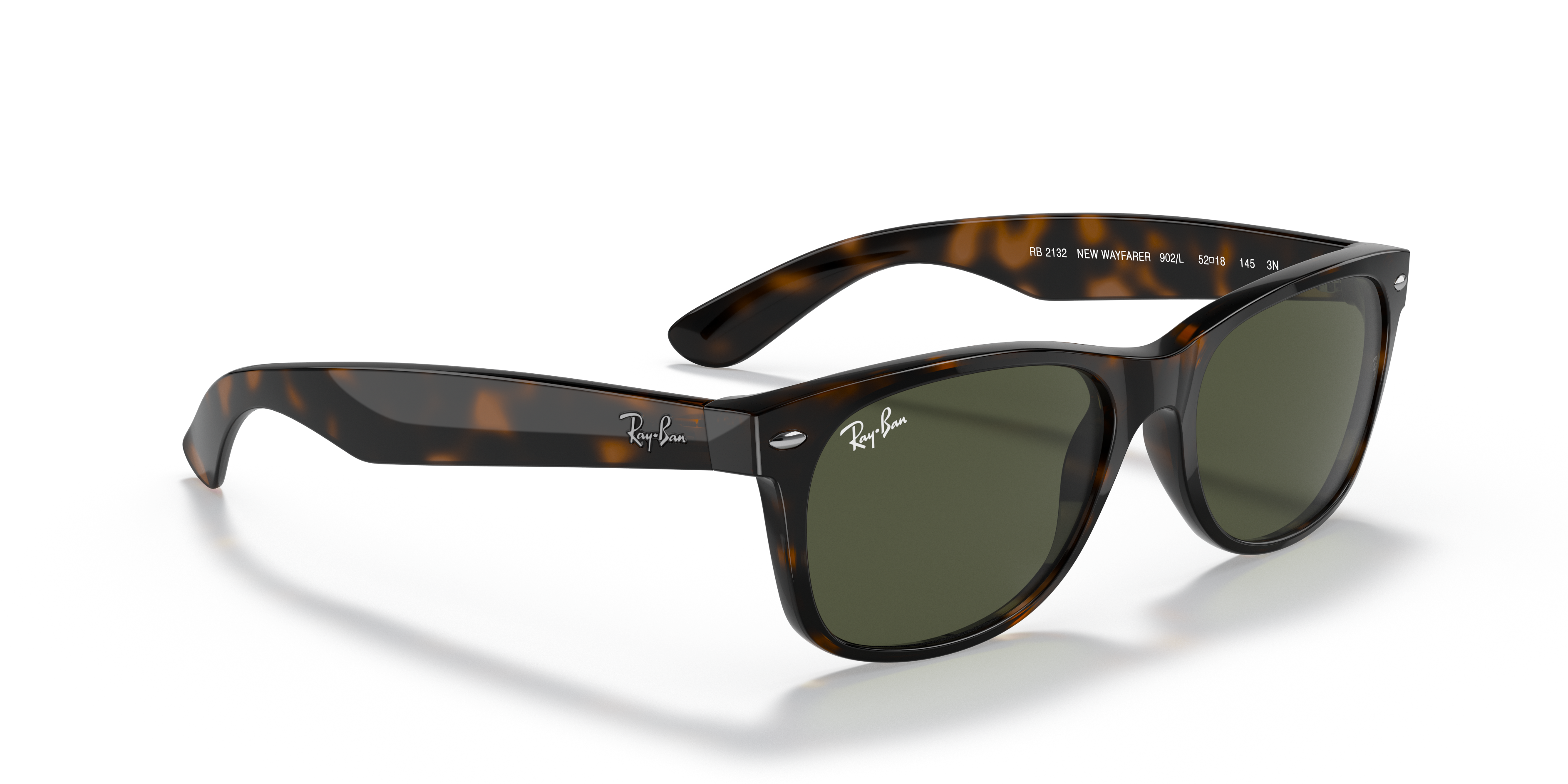 Occhiali da Sole Ray-Ban New Wayfarer Neri 0RB2132 Unisex