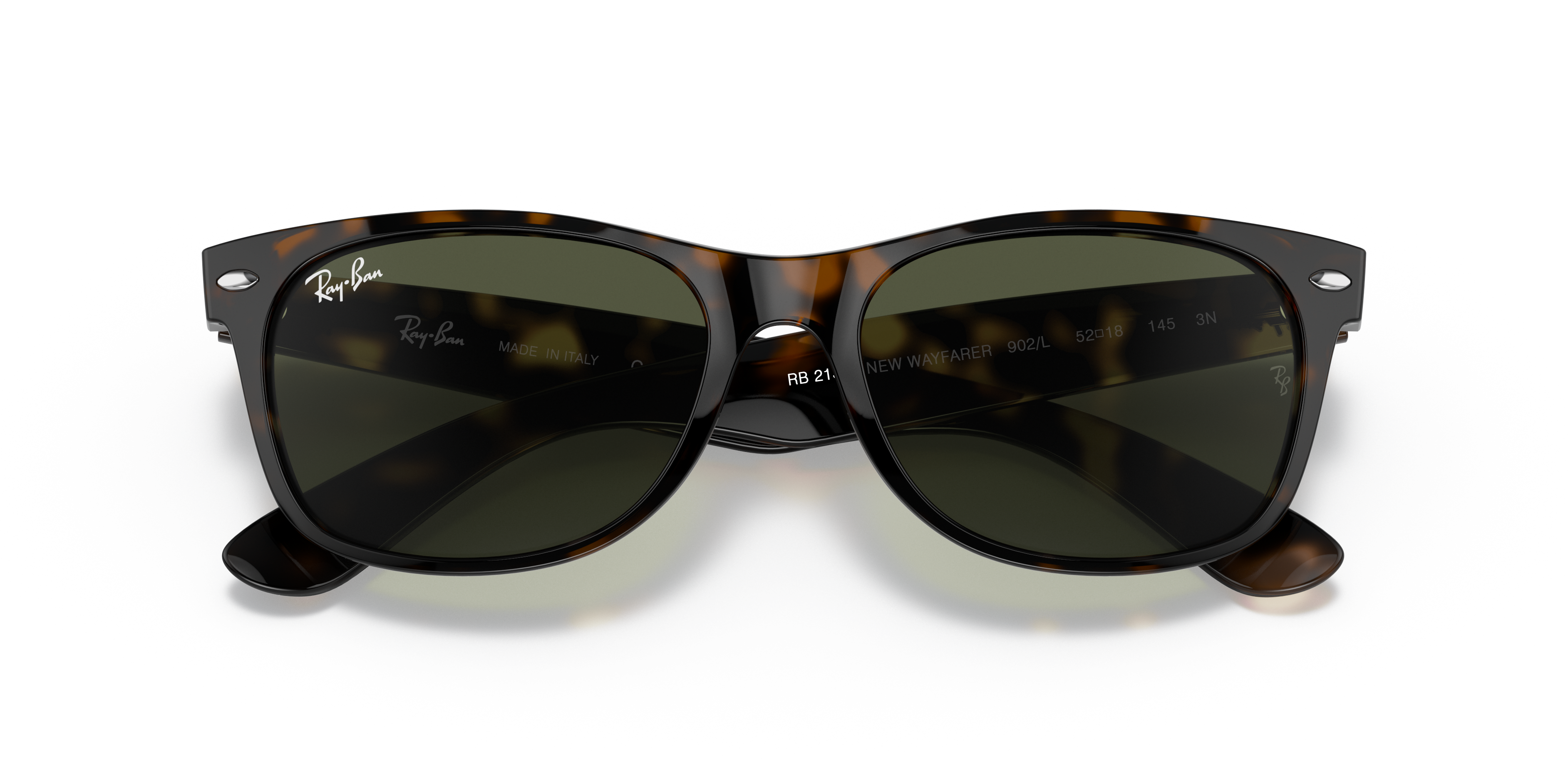 Occhiali da Sole Ray-Ban New Wayfarer Neri 0RB2132 Unisex