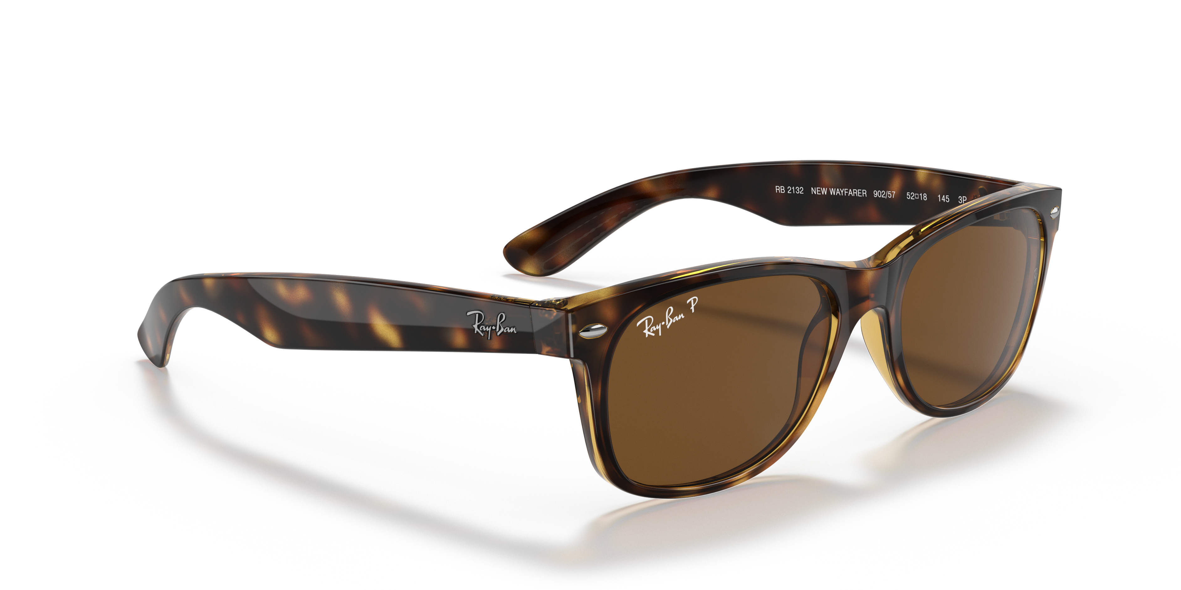 Occhiali da Sole Ray-Ban New Wayfarer Neri 0RB2132 Unisex
