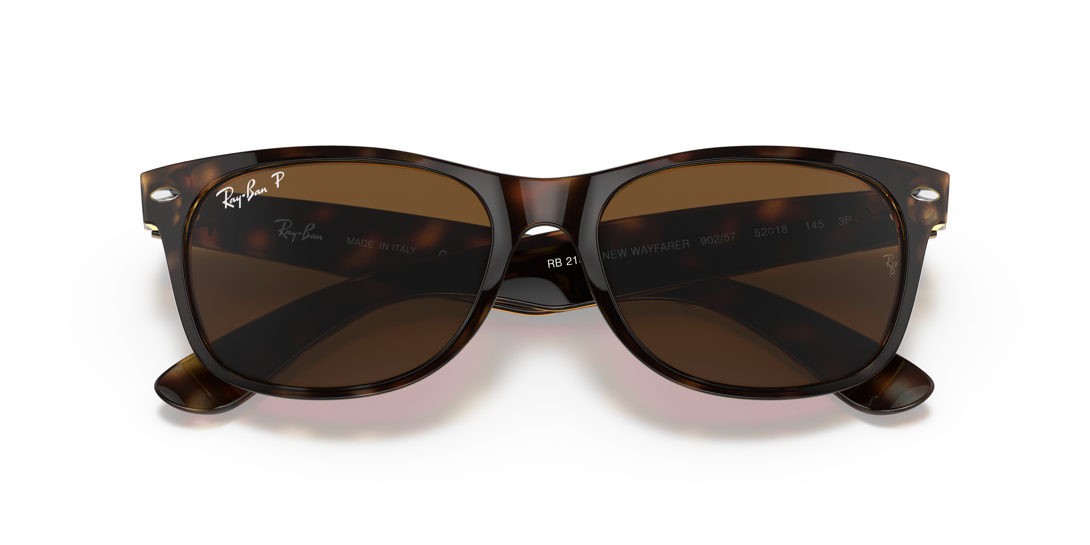 Occhiali da Sole Ray-Ban New Wayfarer Neri 0RB2132 Unisex