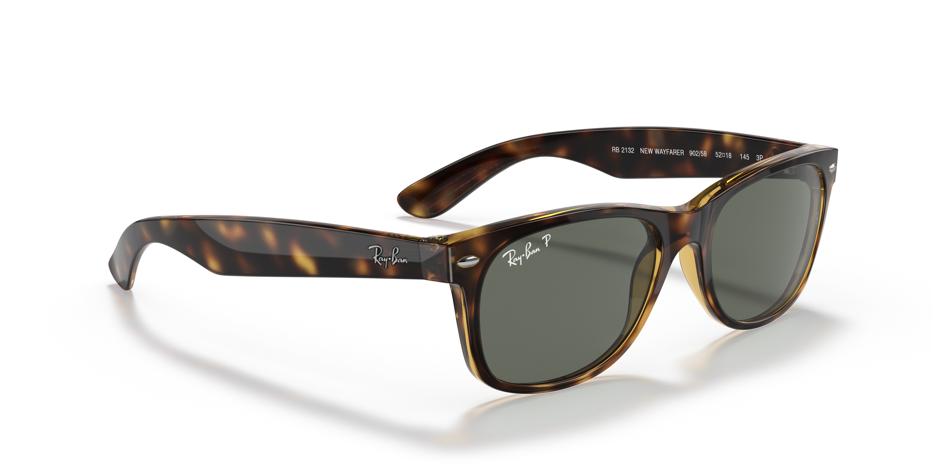 Occhiali da Sole Ray-Ban New Wayfarer Neri 0RB2132 Unisex