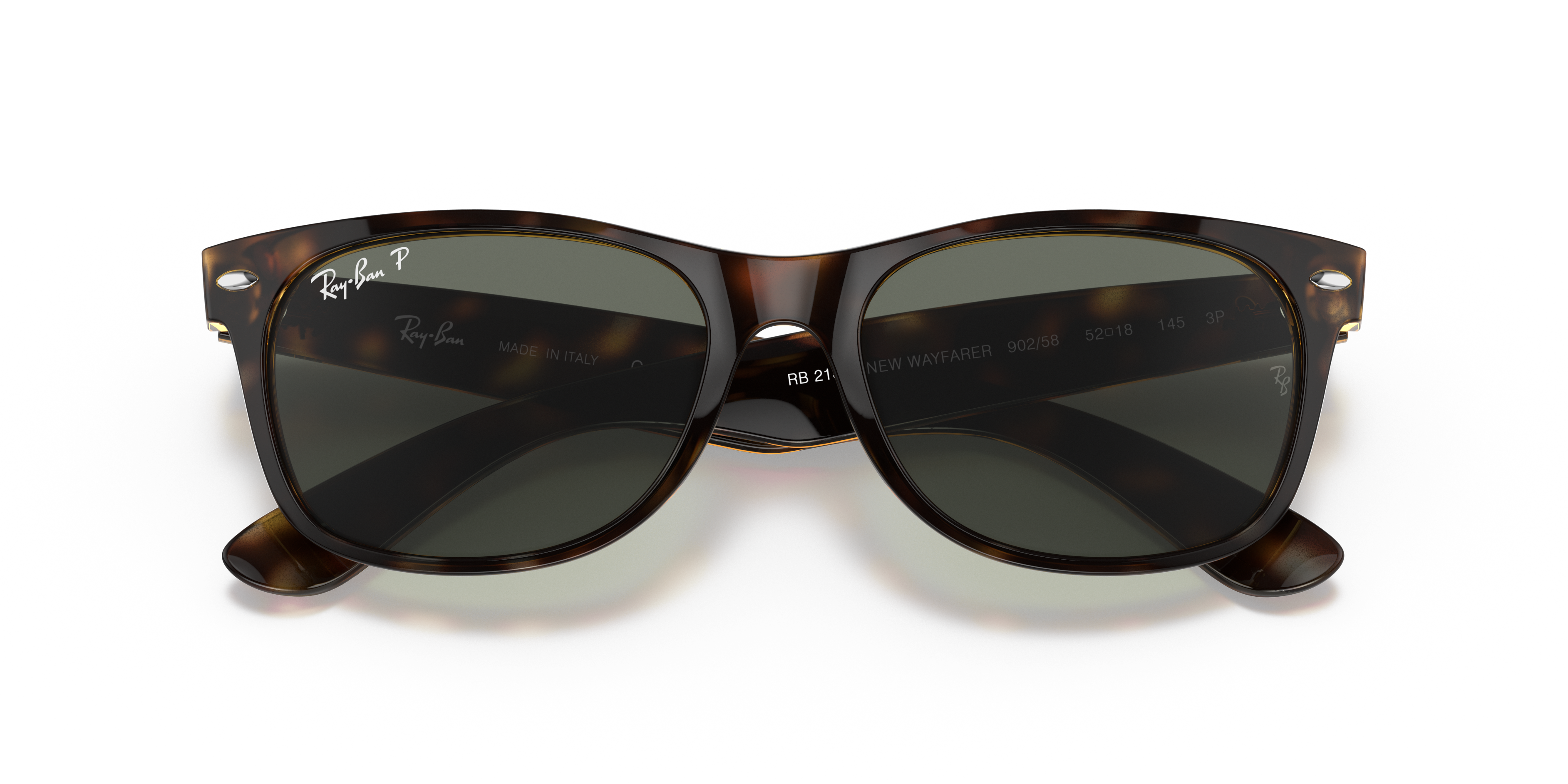 Occhiali da Sole Ray-Ban New Wayfarer Neri 0RB2132 Unisex
