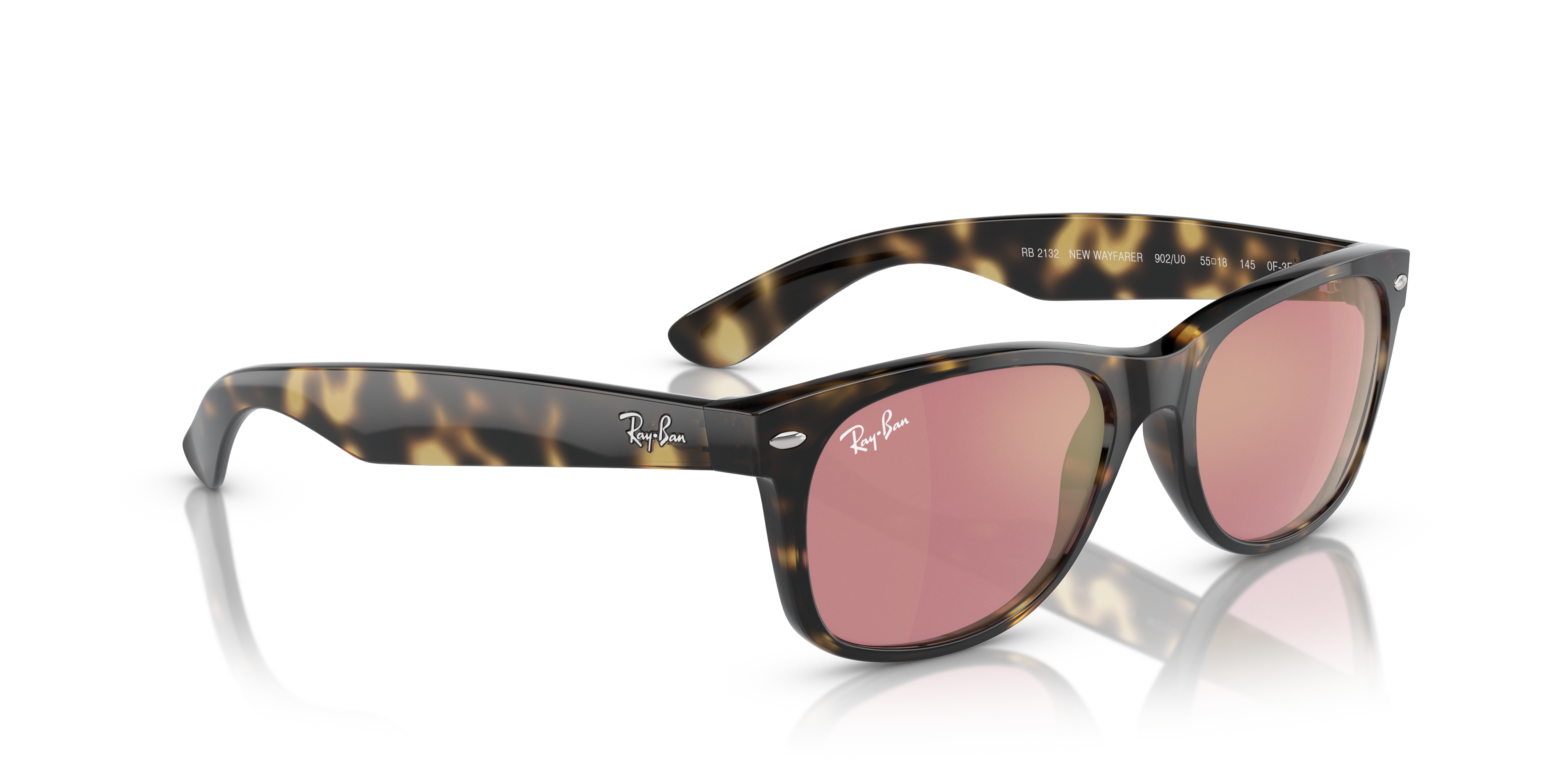 Occhiali da Sole Ray-Ban New Wayfarer Neri 0RB2132 Unisex