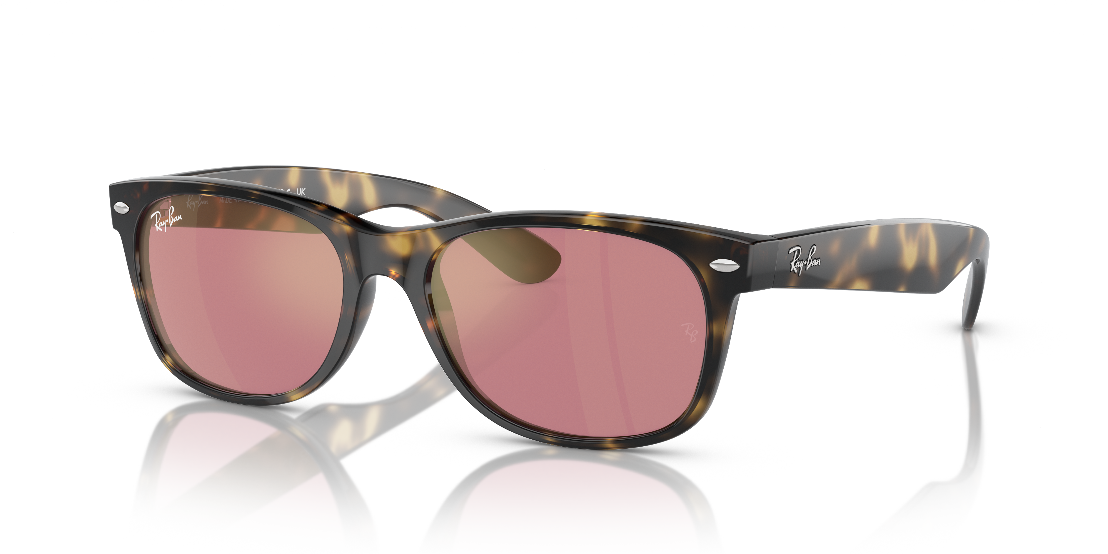 Occhiali da Sole Ray-Ban New Wayfarer Neri 0RB2132 Unisex