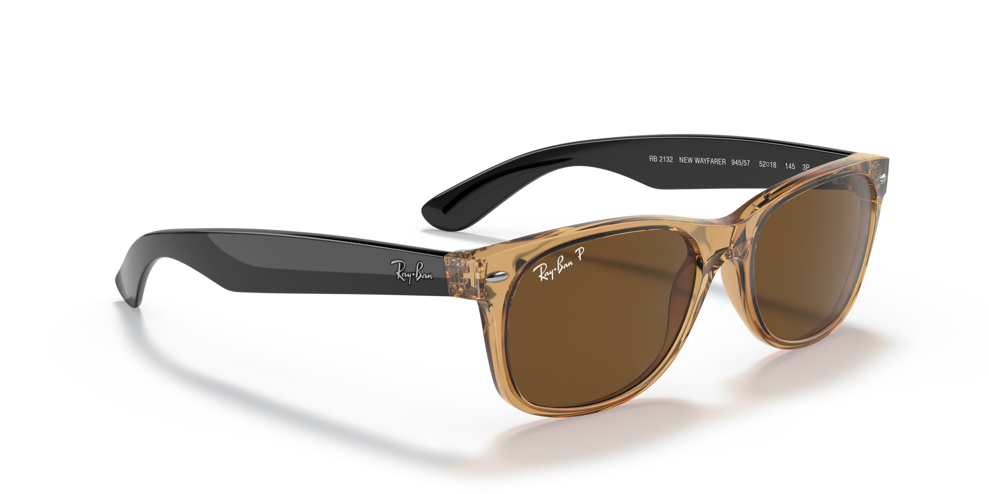 Occhiali da Sole Ray-Ban New Wayfarer Neri 0RB2132 Unisex