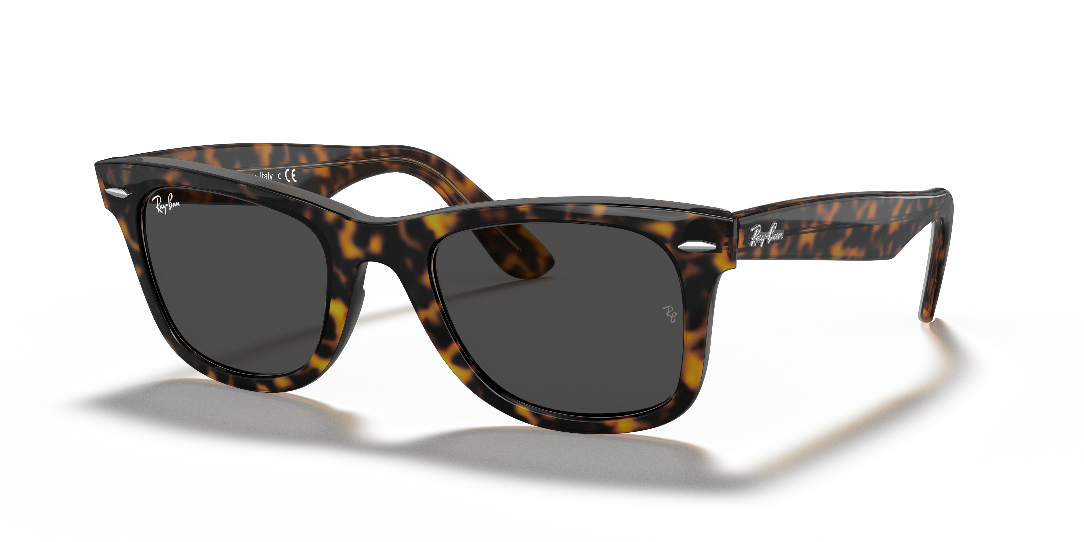 Ray-Ban Wayfarer 0RB2140 Verde Trasparente | Occhiali da Sole Original