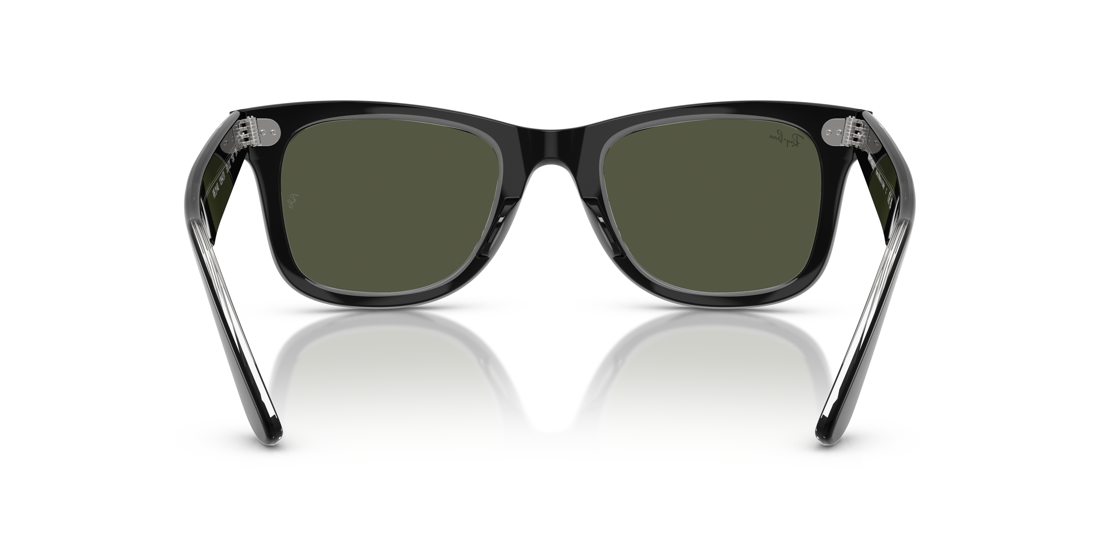 Ray-Ban Wayfarer 0RB2140 Verde Trasparente | Occhiali da Sole Original