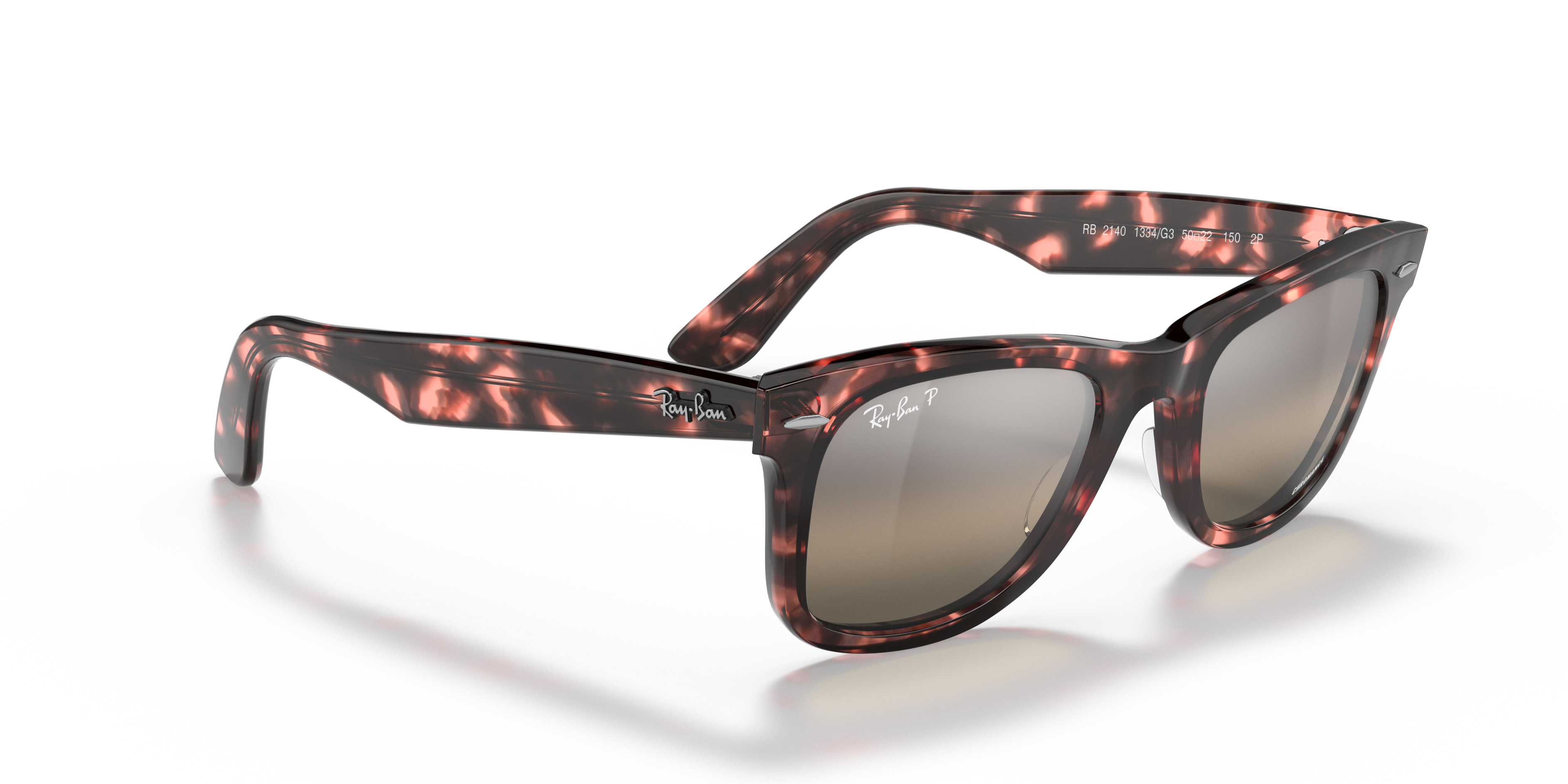 Ray-Ban Wayfarer 0RB2140 Verde Trasparente | Occhiali da Sole Original