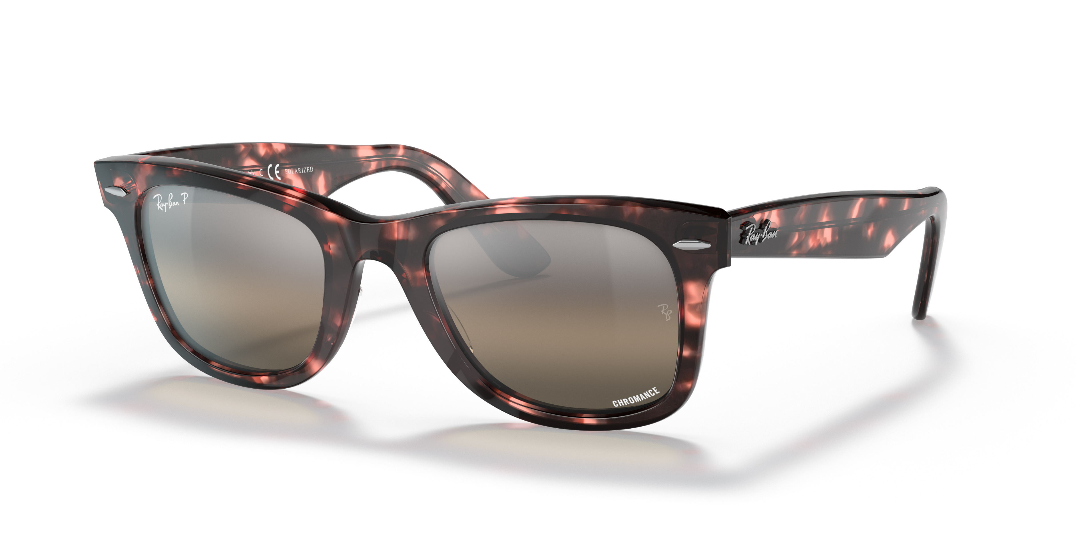 Ray-Ban Wayfarer 0RB2140 Verde Trasparente | Occhiali da Sole Original