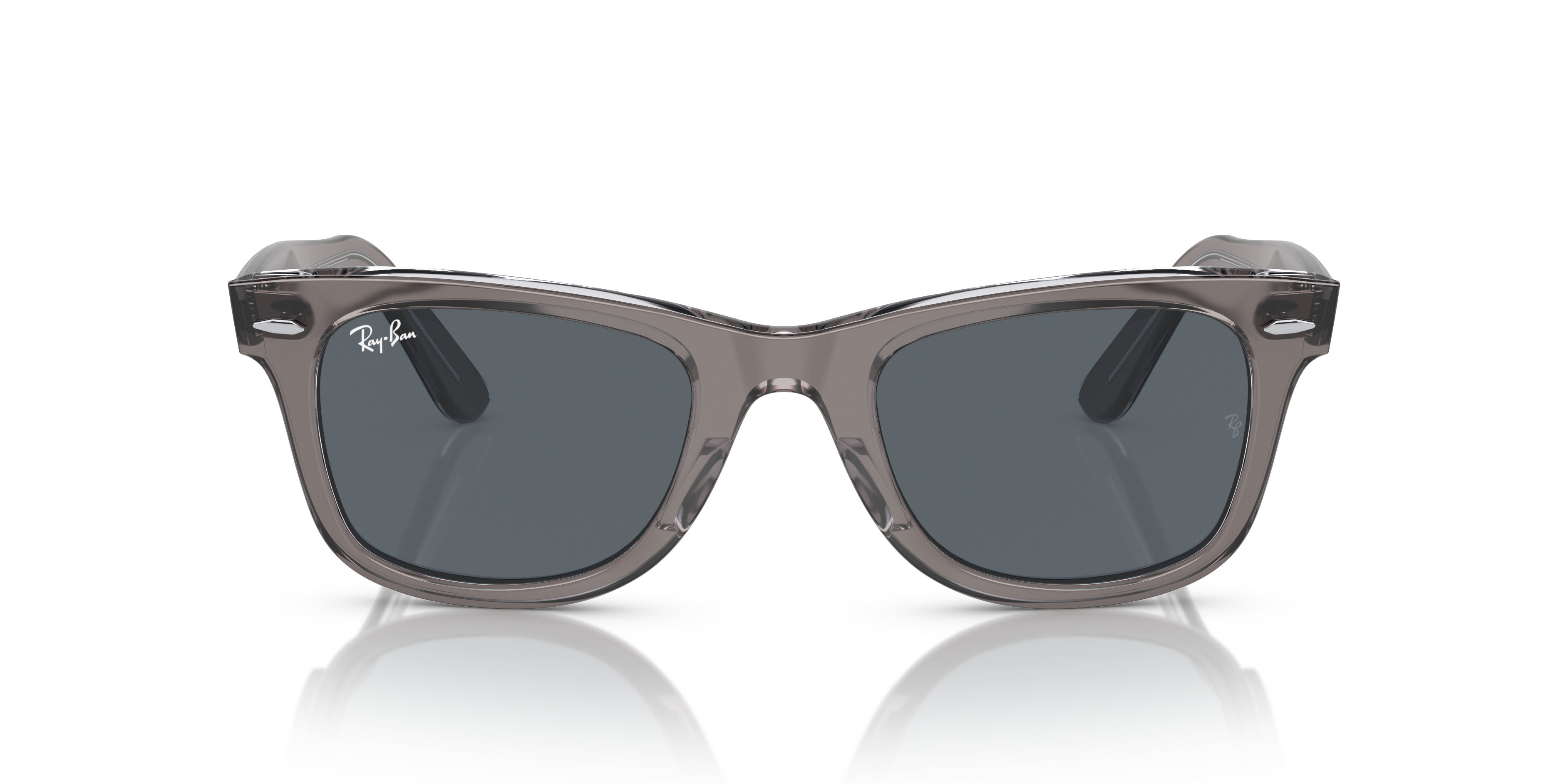Ray-Ban Wayfarer 0RB2140 Verde Trasparente | Occhiali da Sole Original