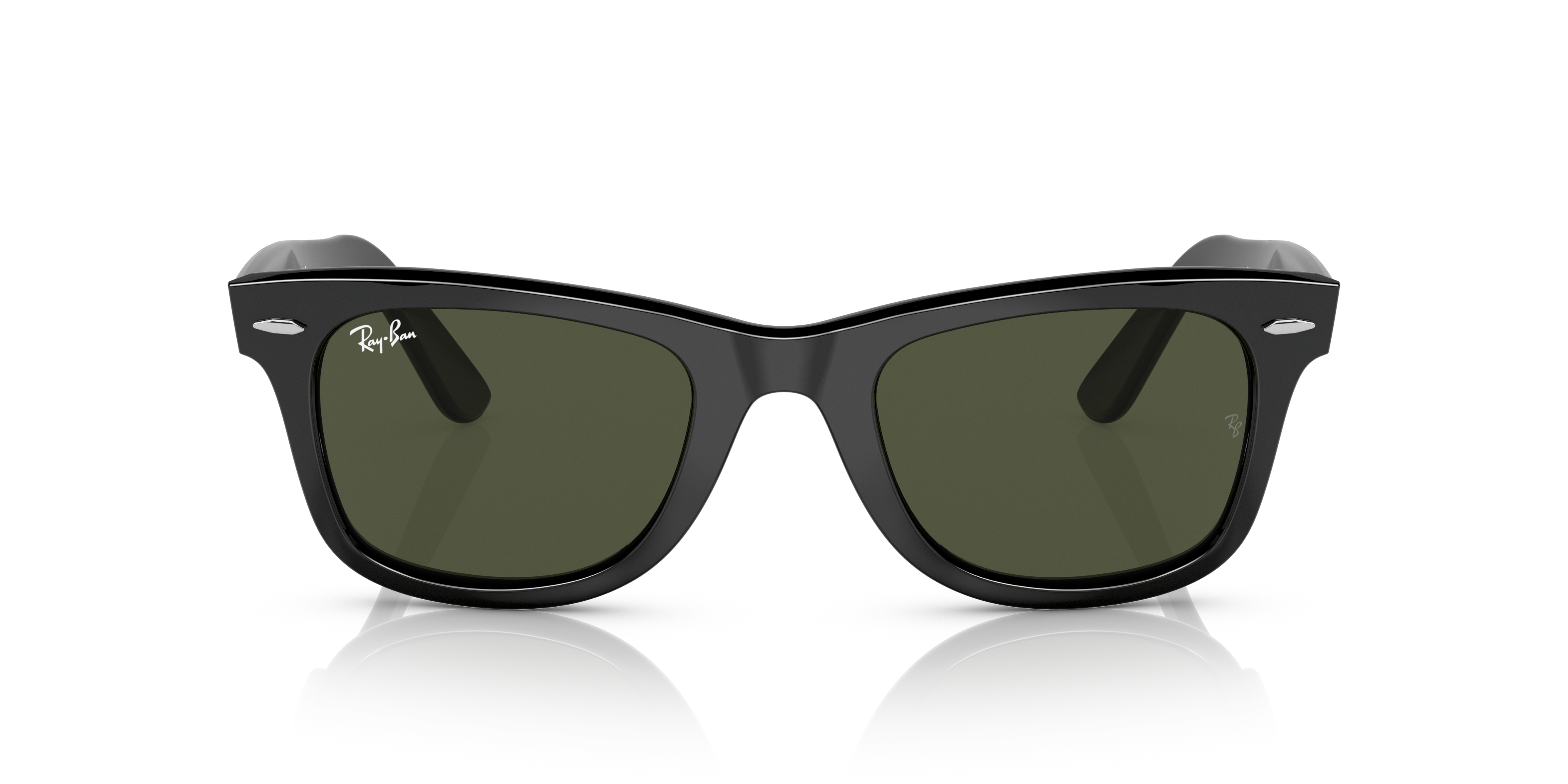 Ray-Ban Wayfarer 0RB2140 Verde Trasparente | Occhiali da Sole Original
