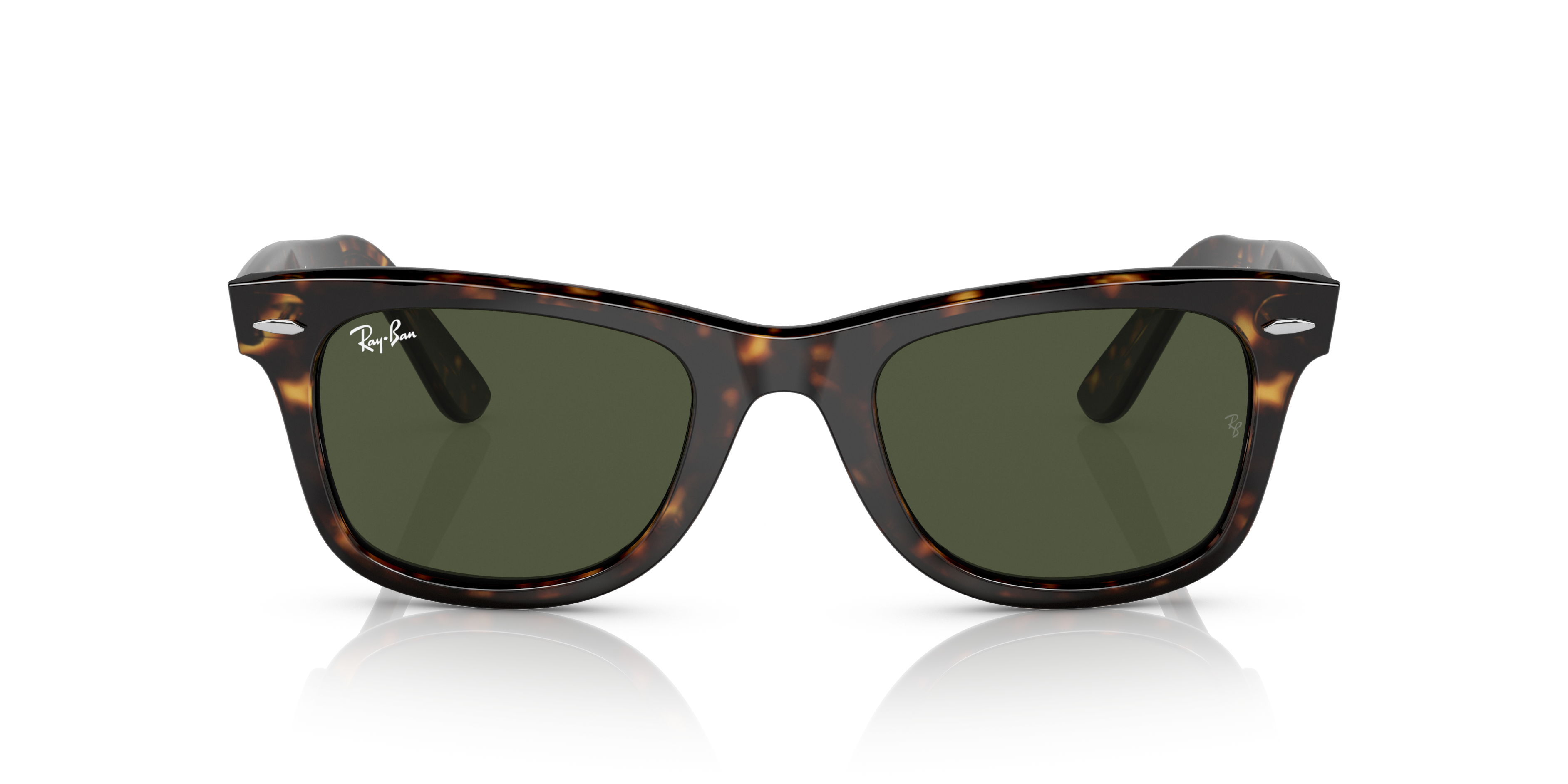 Ray-Ban Wayfarer 0RB2140 Verde Trasparente | Occhiali da Sole Original