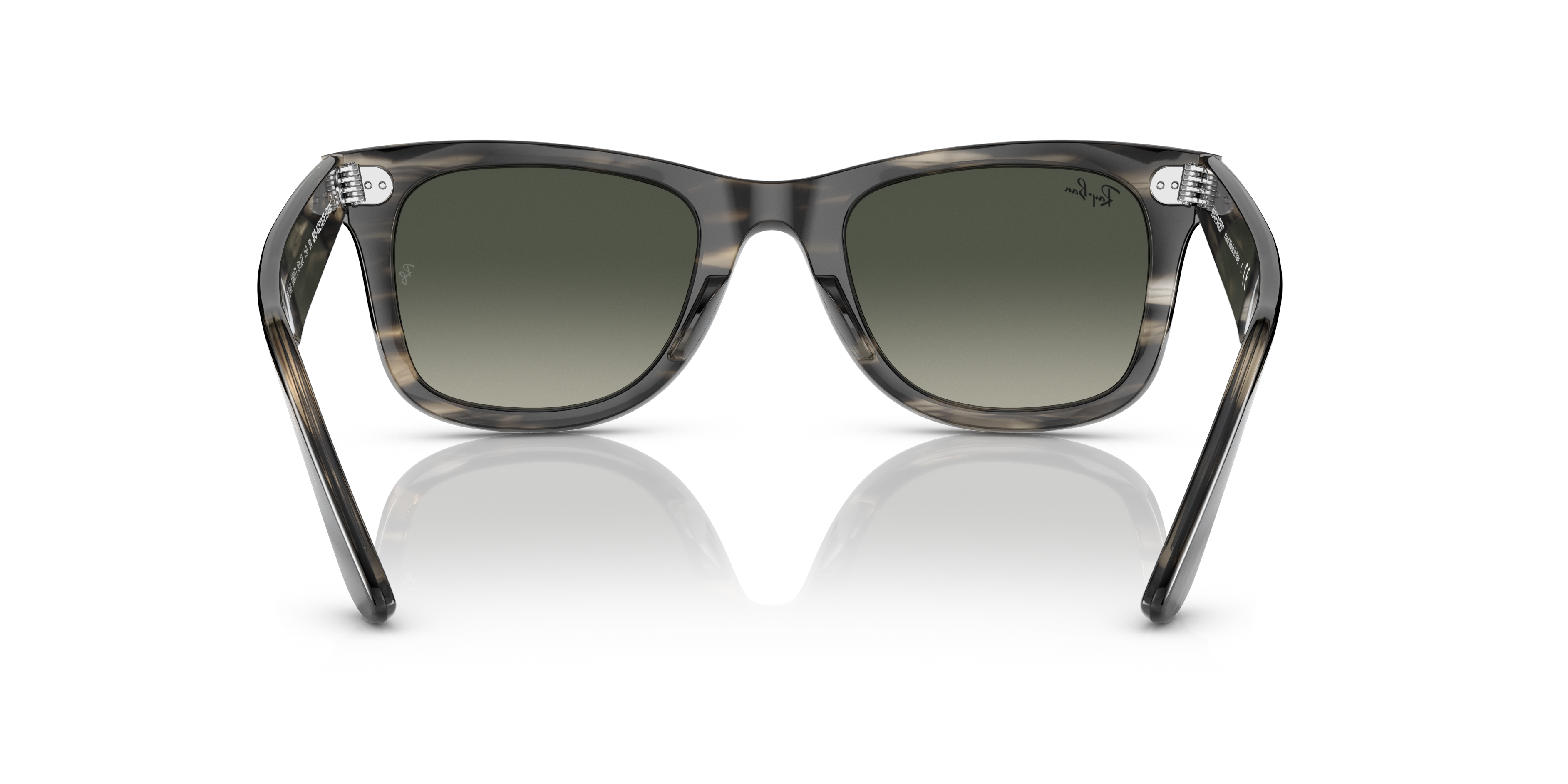 Ray-Ban Wayfarer 0RB2140 Verde Trasparente | Occhiali da Sole Original