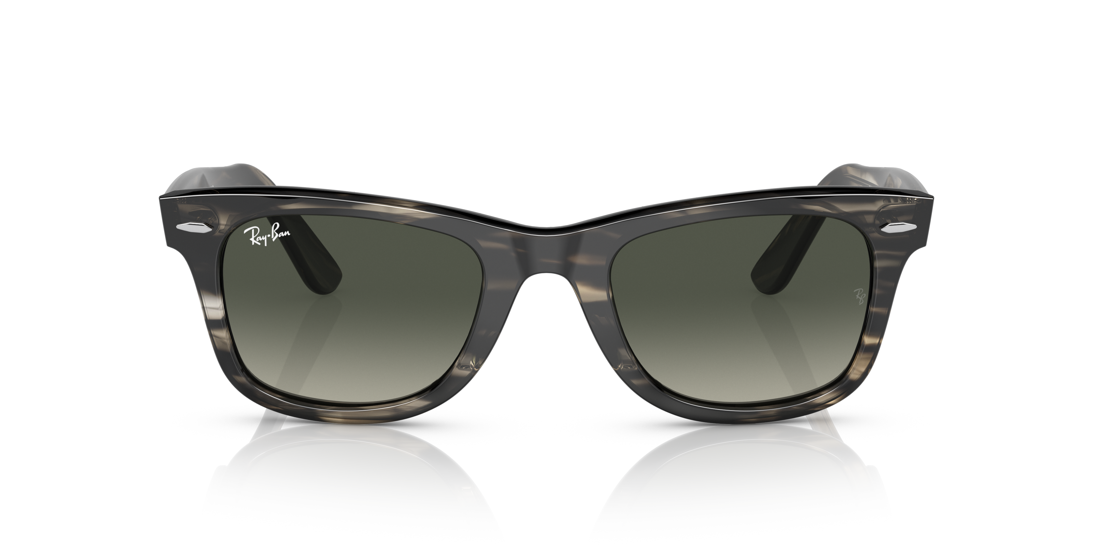 Ray-Ban Wayfarer 0RB2140 Verde Trasparente | Occhiali da Sole Original