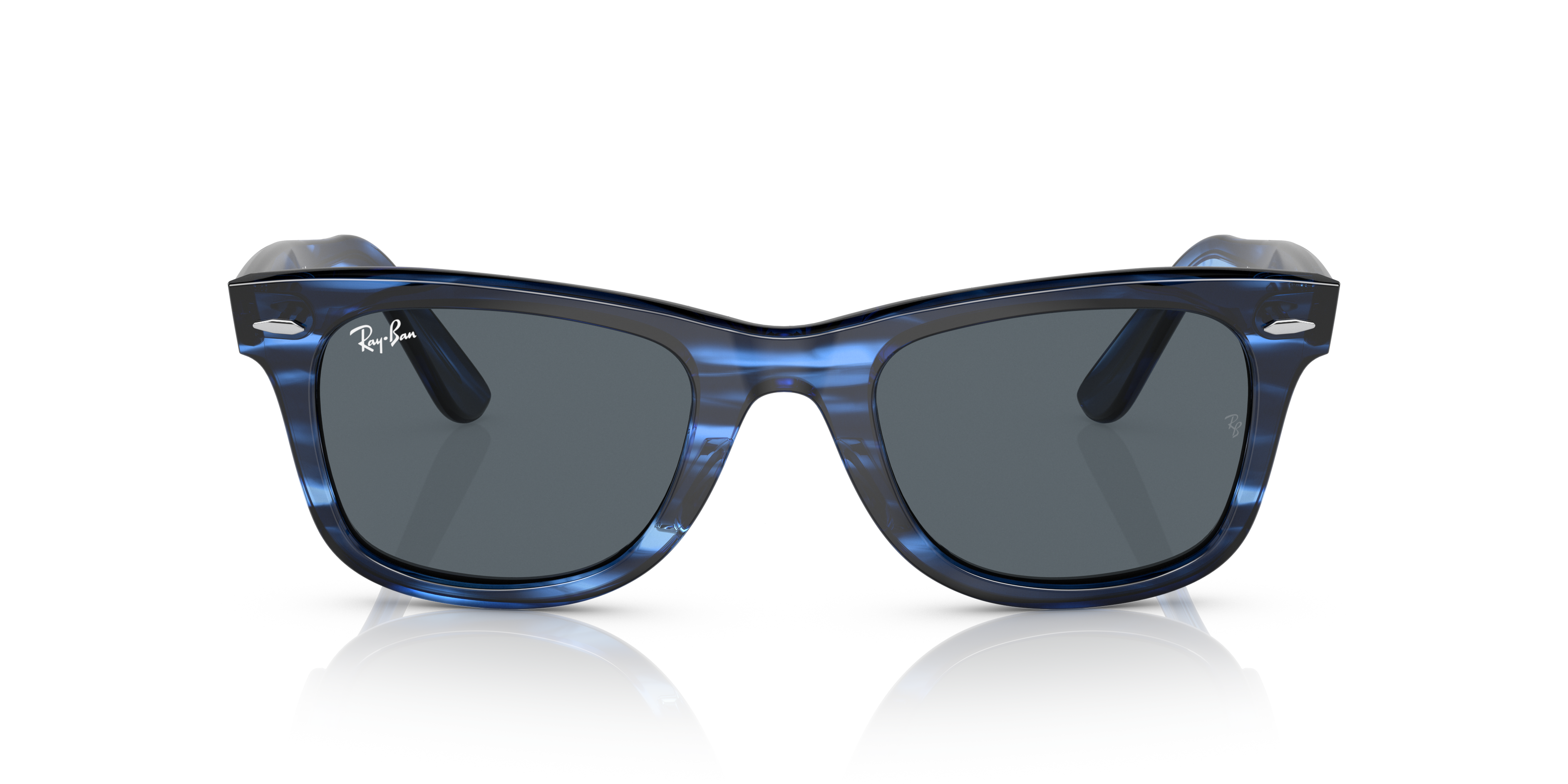 Ray-Ban Wayfarer 0RB2140 Verde Trasparente | Occhiali da Sole Original