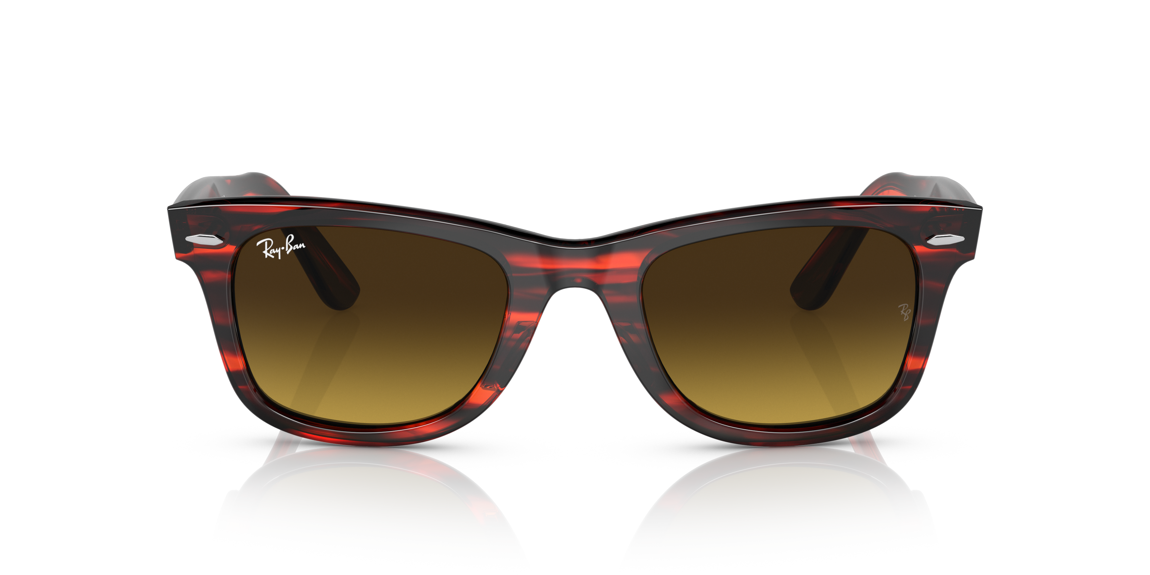 Ray-Ban Wayfarer 0RB2140 Verde Trasparente | Occhiali da Sole Original